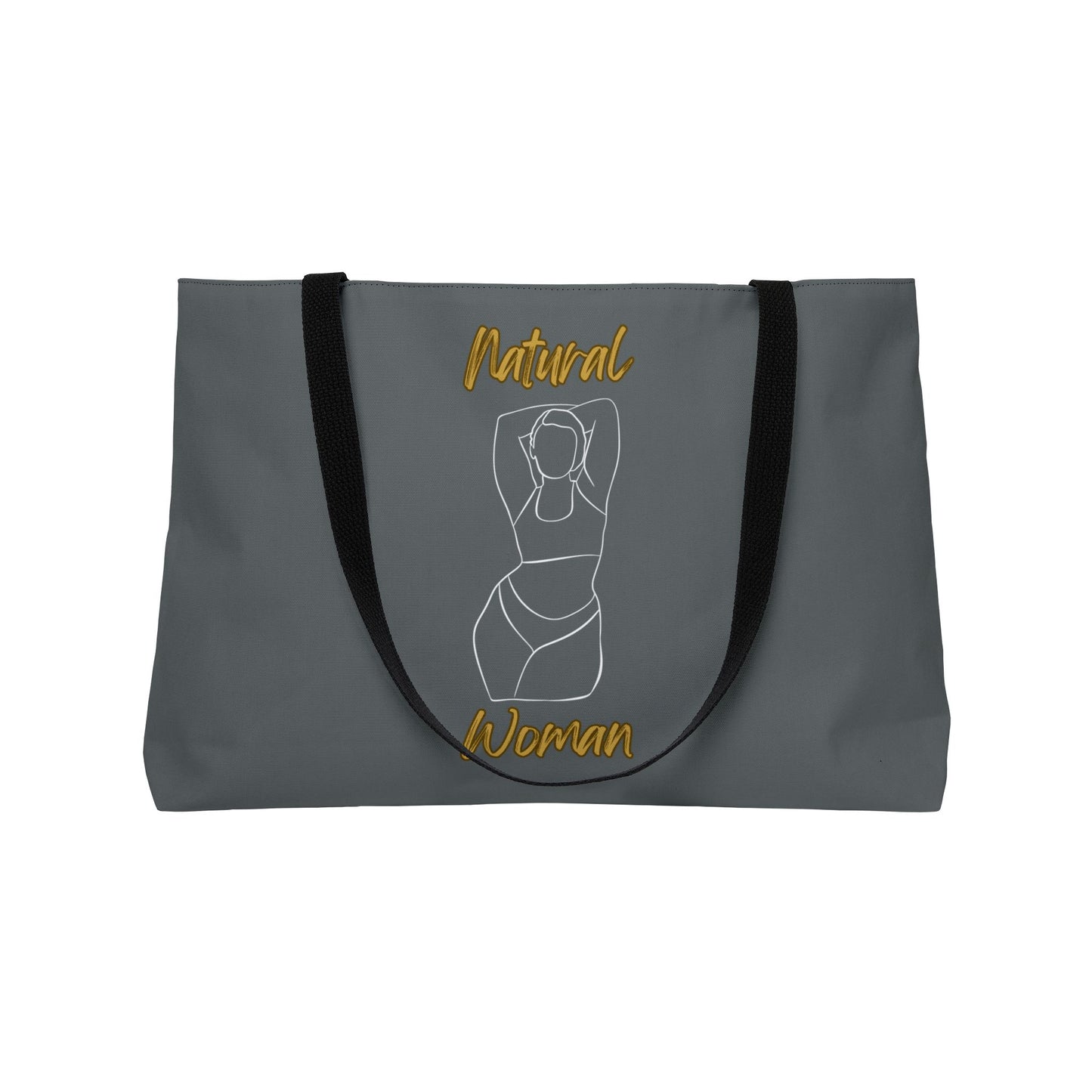 Natural Woman I Love Me (WL) Weekender Tote Bag DARK GREY