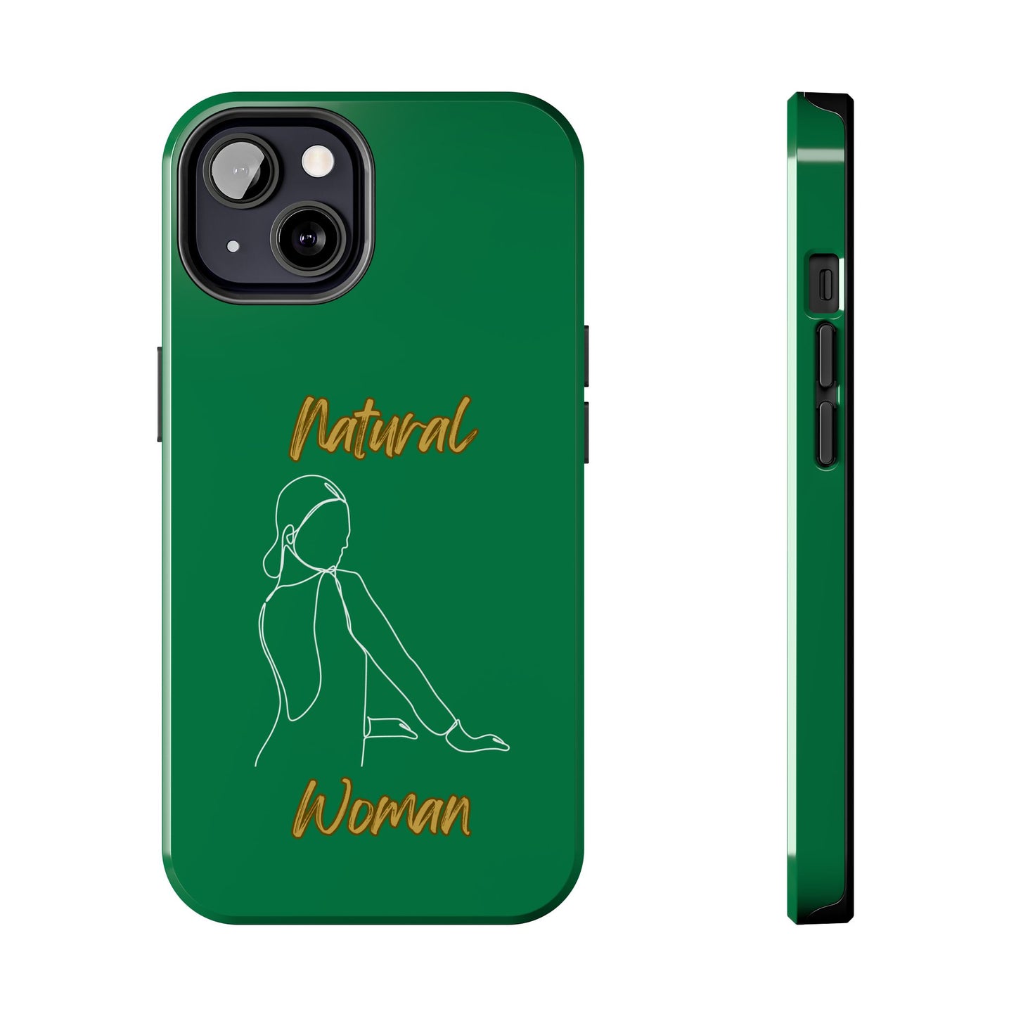 Natural Woman Hands Free (WL)Tough Phone Cases DARK GREEN