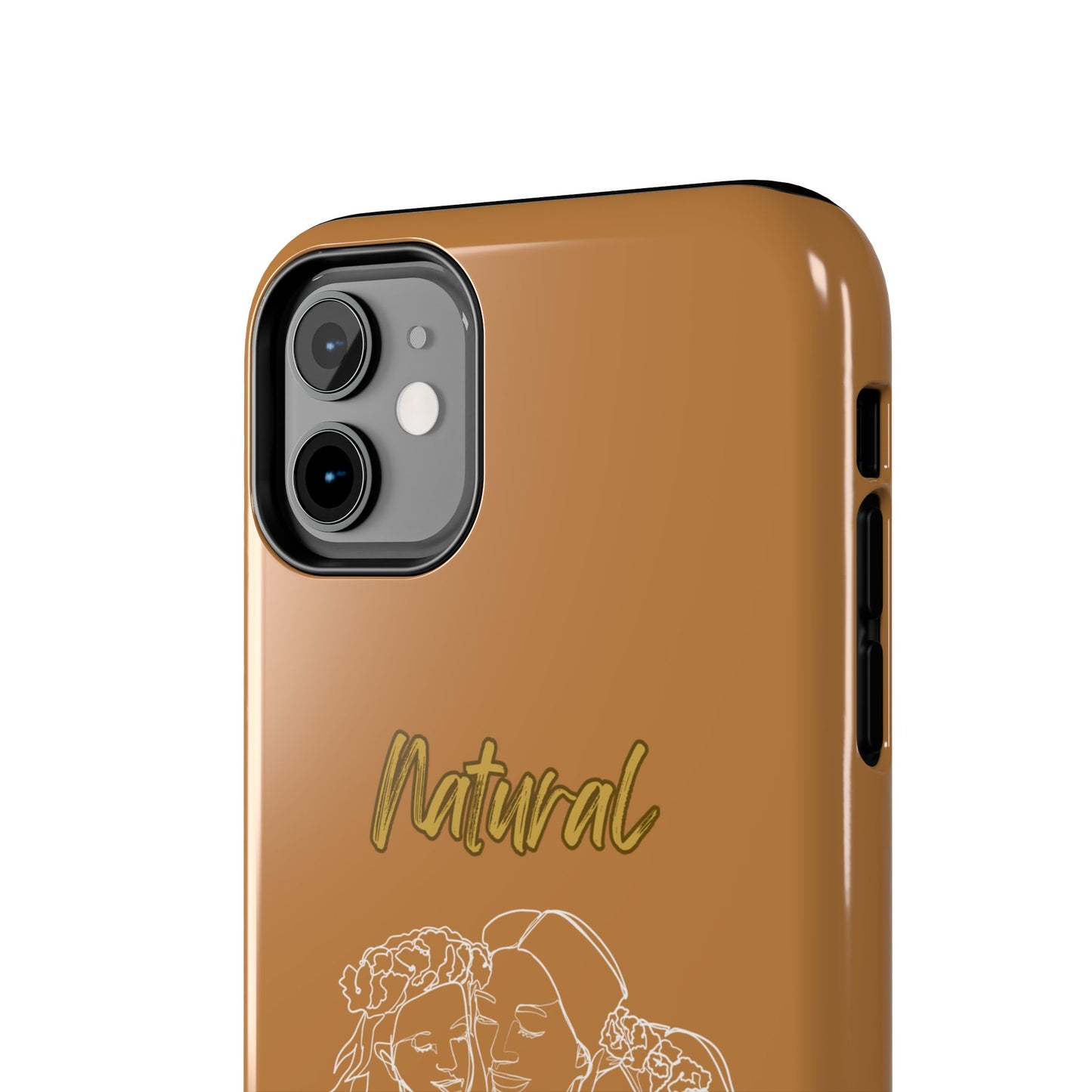 Natural Woman Me & My Girls (WL)Tough Phone Cases LIGHT BROWN