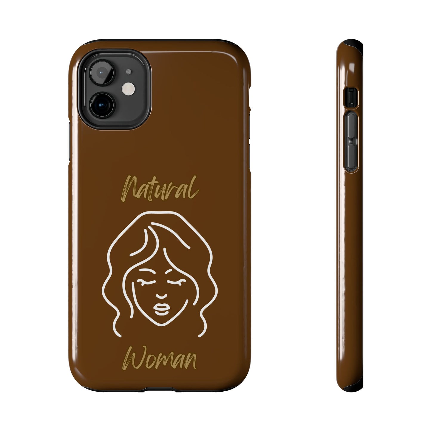 Natural Woman Modest (WL)Tough Phone Cases BROWN
