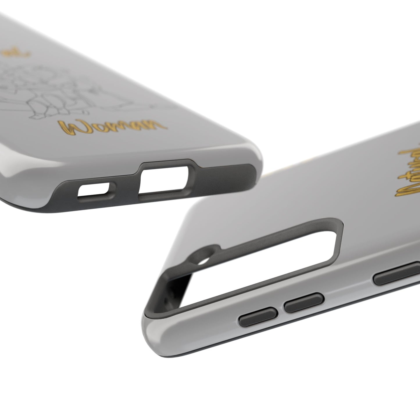 Natural Woman Bear Hugs (BL) Tough Phone Cases LIGHT GREY