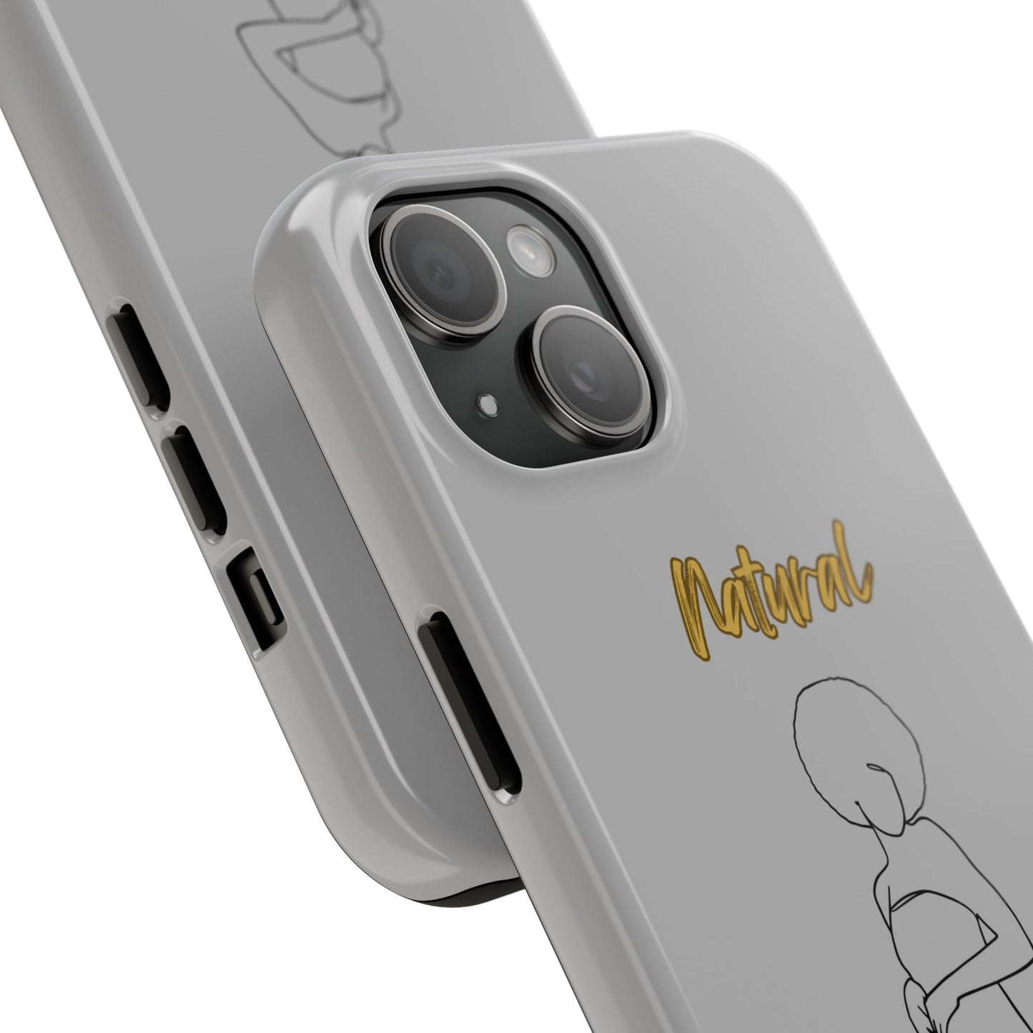 Natural Woman Sho Nuff (BL)Tough Phone Cases LIGHT GREY