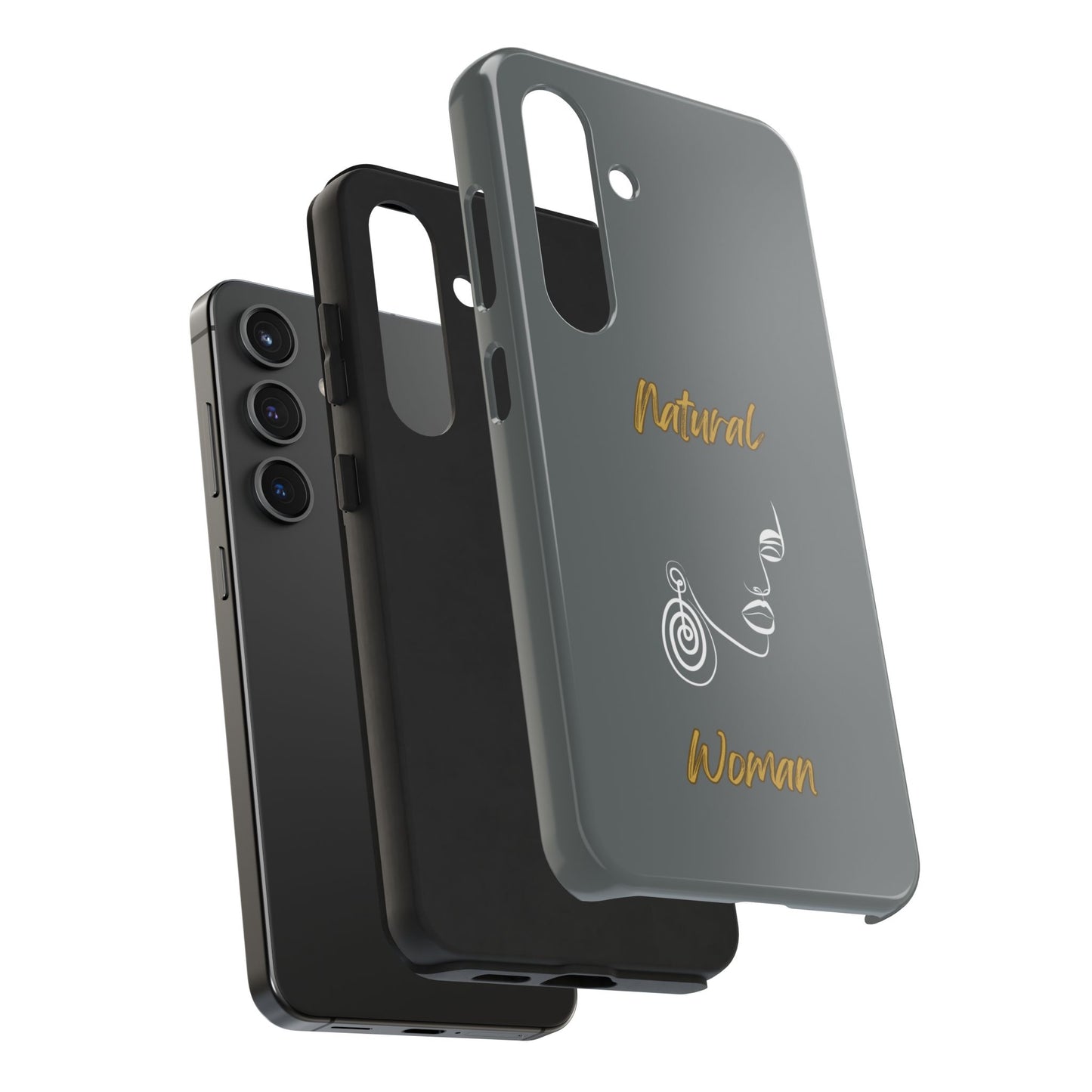 Natural Woman Music In My Soul (WL)Tough Phone Cases DARK GREY