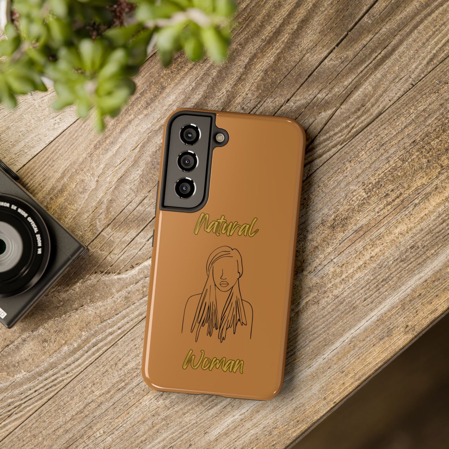 Natural Woman Content (BL)Tough Phone Cases LIGHT BROWN