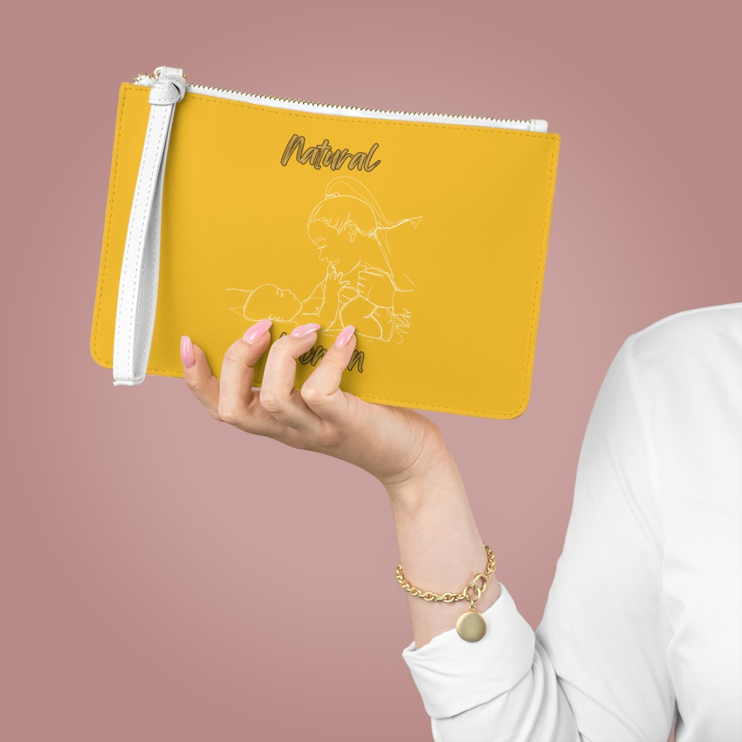 Natural Woman New Life (WL) Clutch Bag YELLOW