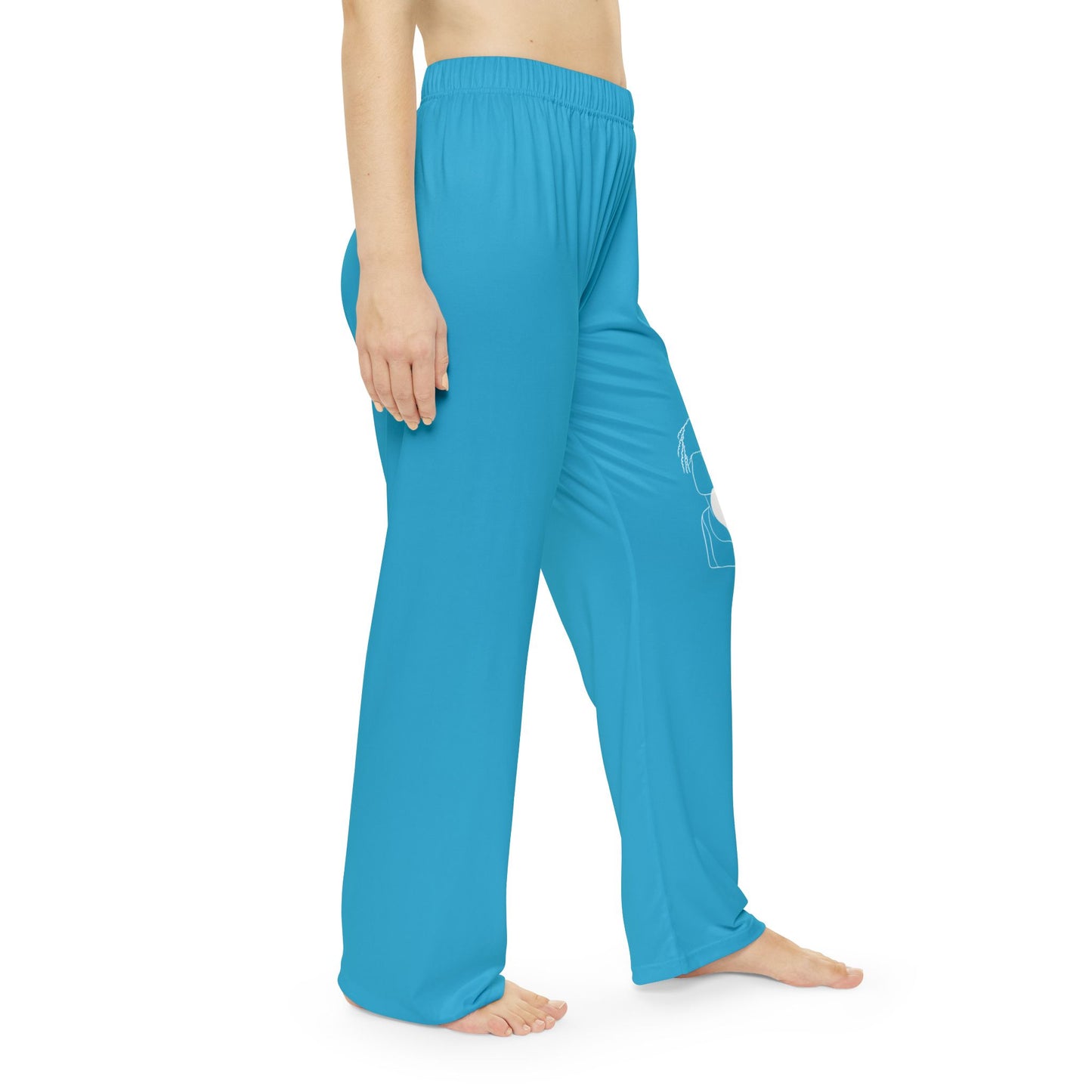 Natural Woman Puff (BL) Women's Pajama Pants TURQUOISE