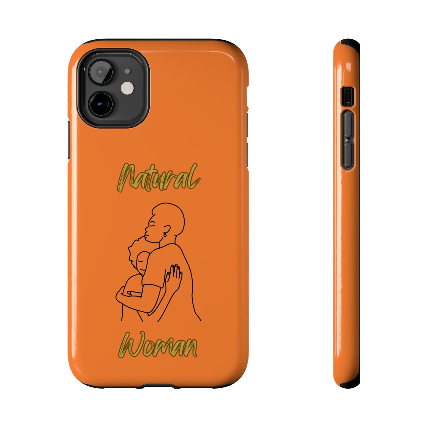Natural Woman Safe With Momma (BL) Tough Phone Cases CRUSTA