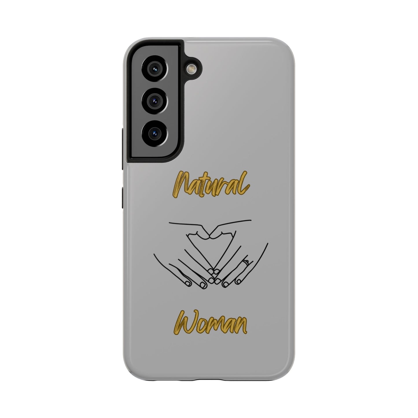Natural Woman I Love You (BL)Tough Phone Cases LIGHT GREY