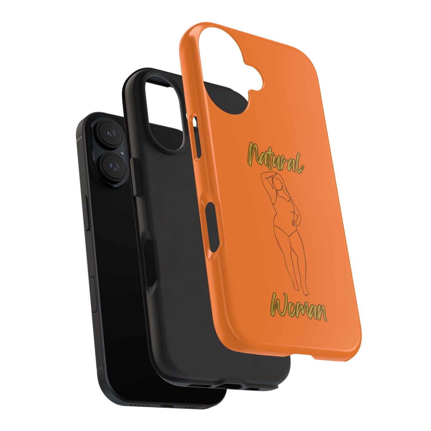 Natural Woman Looking Good (BL)Tough Phone Cases CRUSTA