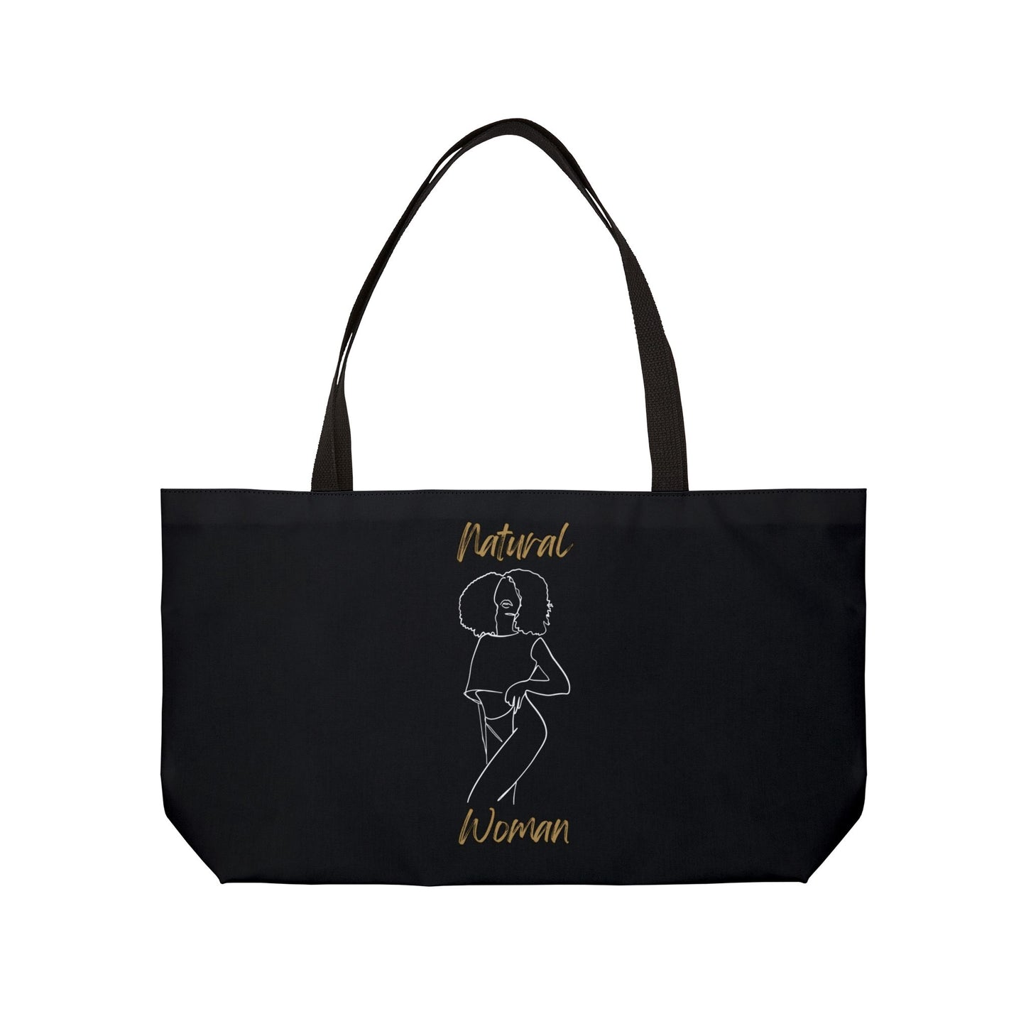 Natural Woman Pose (BL) Weekender Tote Bag BLACK