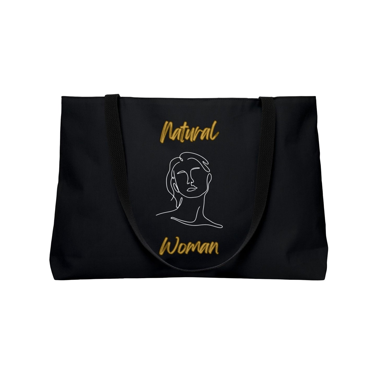 Natural Woman Hello (WL) Weekender Tote Bag BLACK