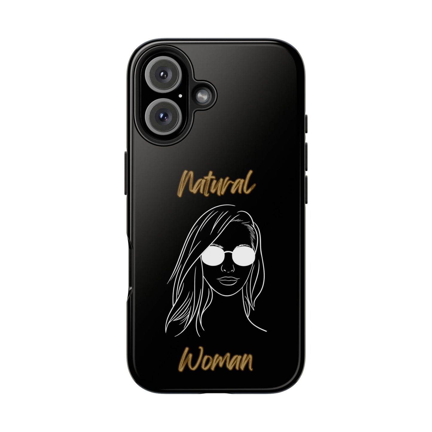 Natural Woman Shades (WL)Tough Phone Cases BLACK