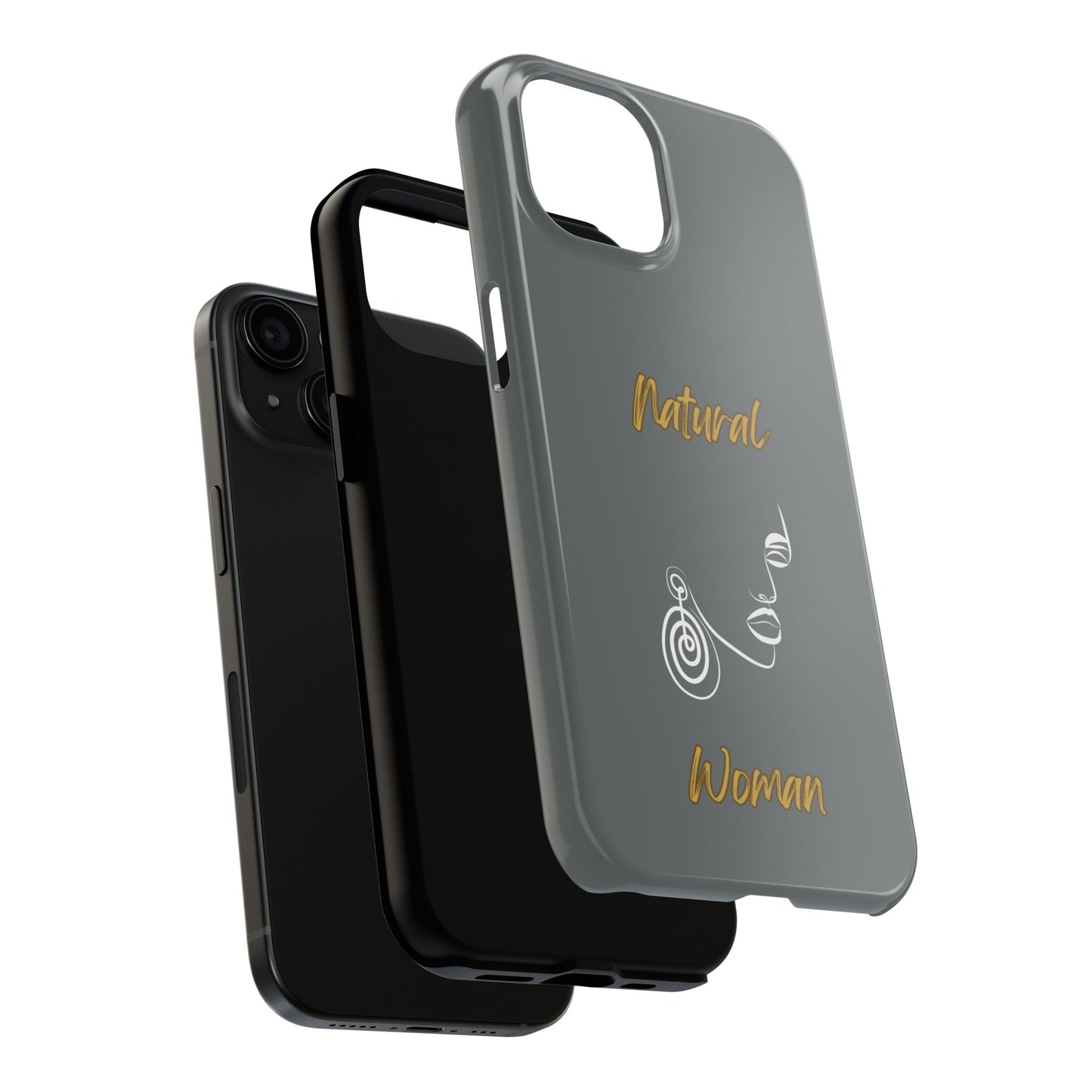 Natural Woman Music In My Soul (WL)Tough Phone Cases DARK GREY