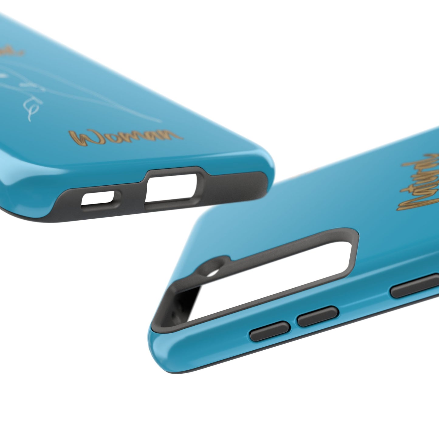 Natural Woman Covered Eye (WL)Tough Phone Cases TURQUOISE