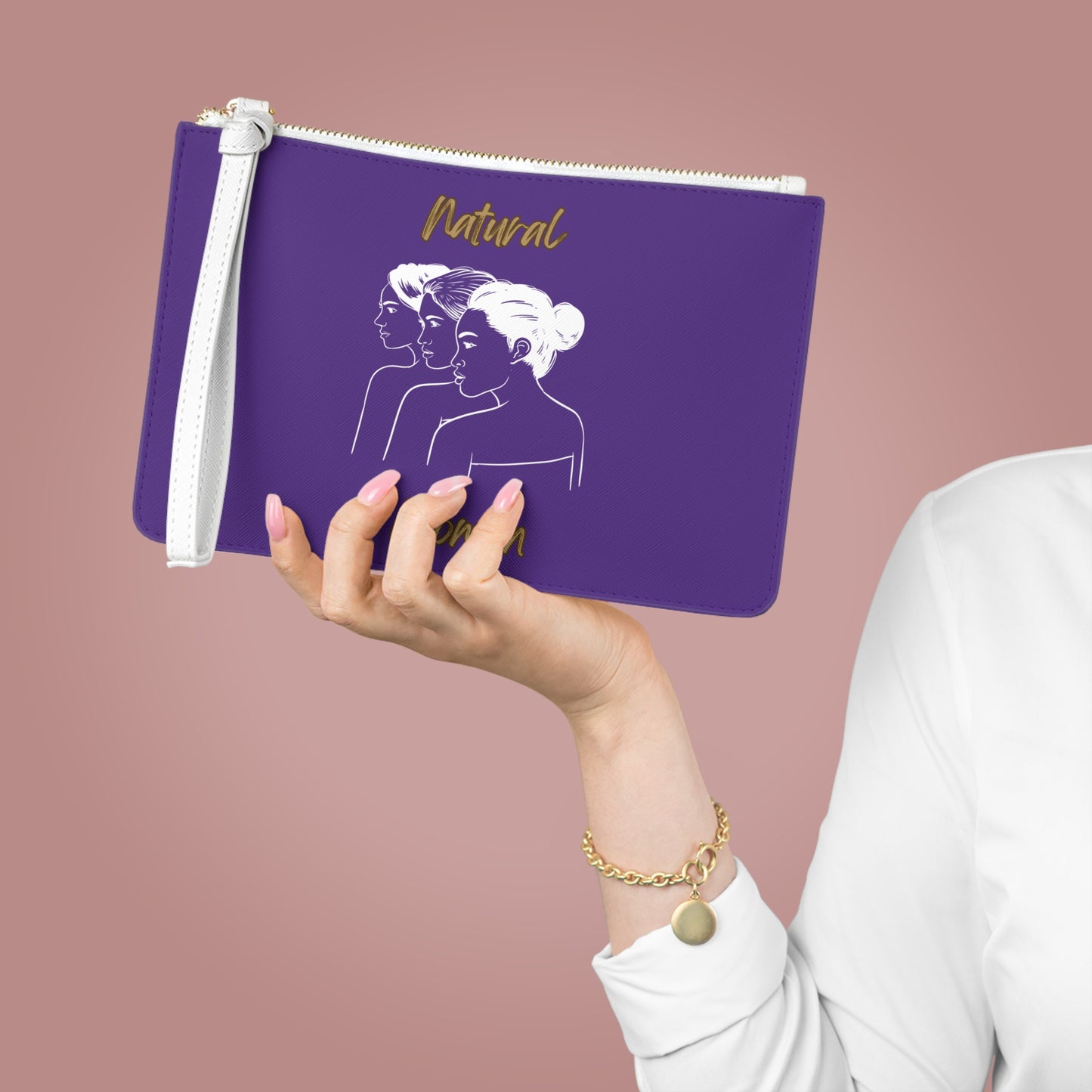 Natural Woman United Friends (WL) Clutch Bag PURPLE