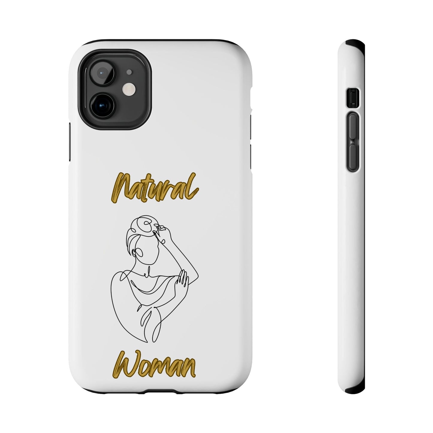Natural Woman Style (BL)Tough Phone Cases WHITE