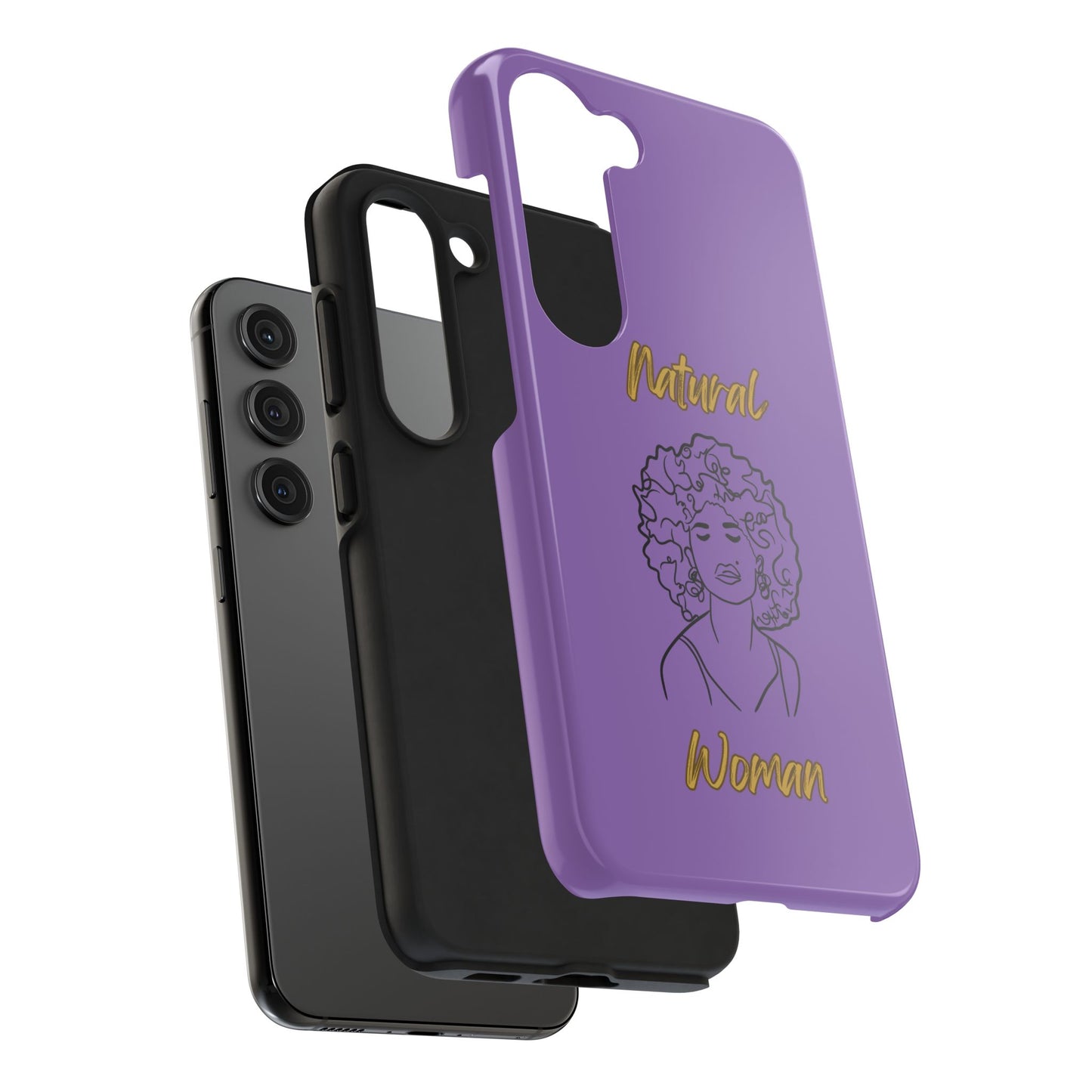 Natural Woman All About Me (BL)Tough Phone Cases LIGHT PURPLE