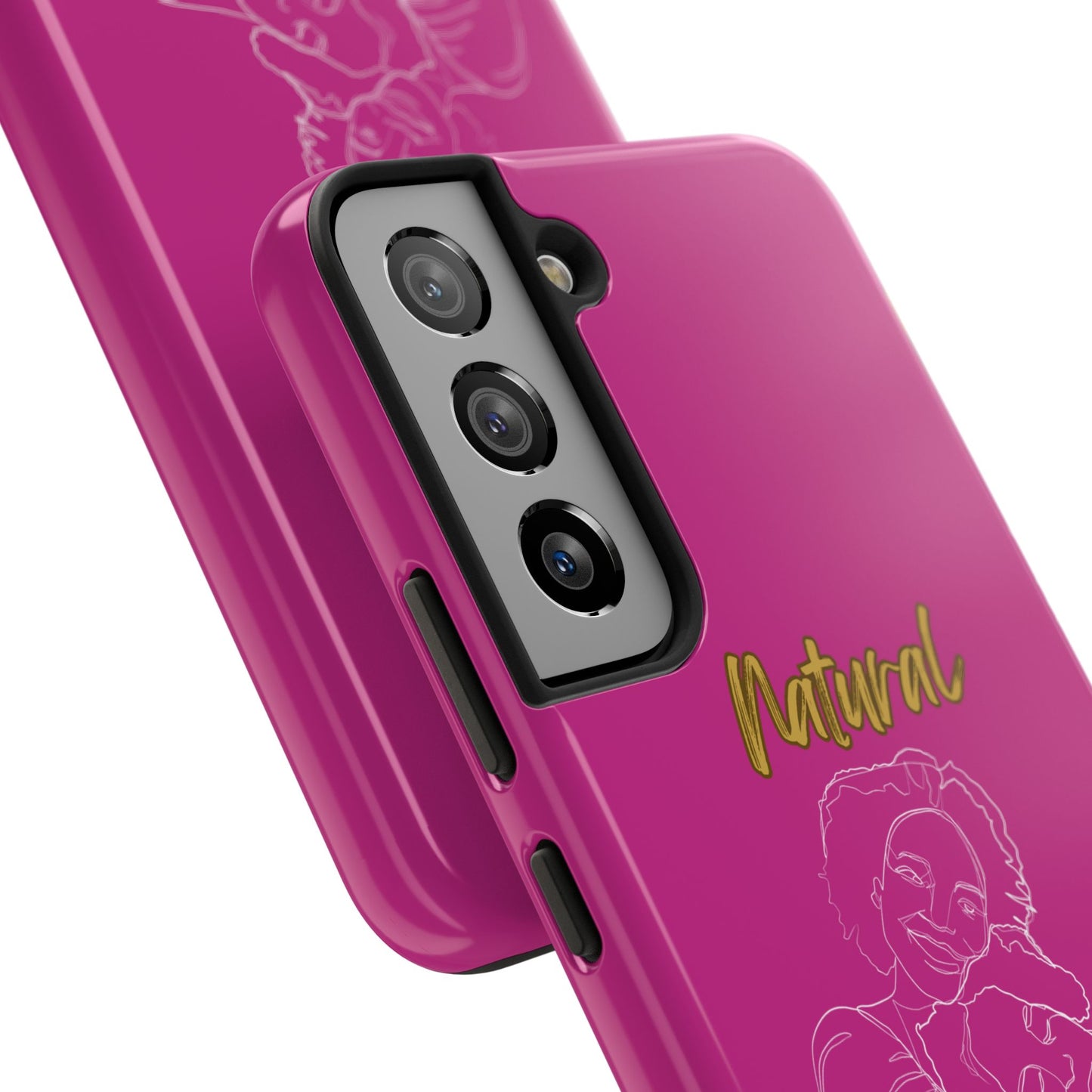 Natural Woman Loving Embrace (WL)Tough Phone Cases PINK