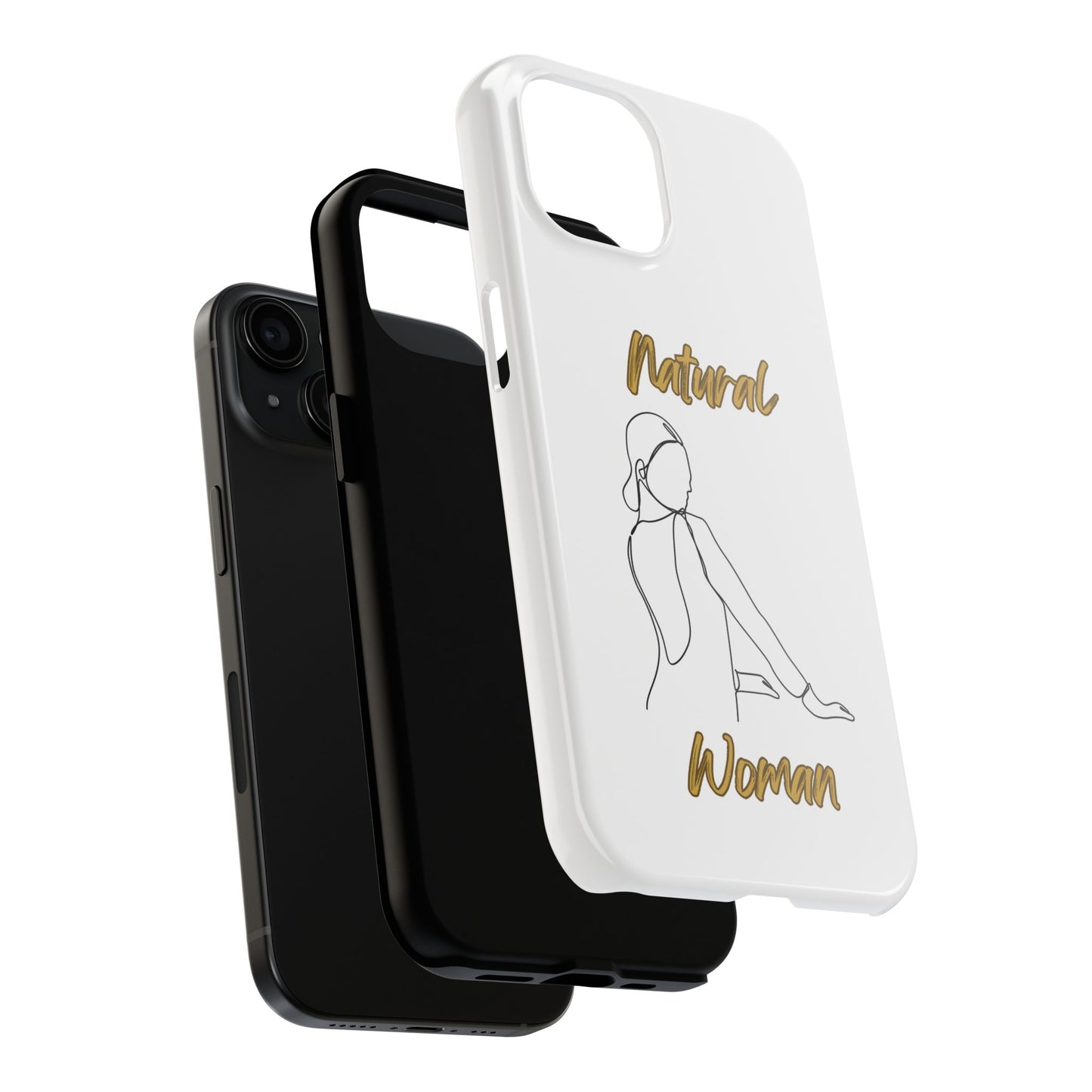 Natural Woman Hands Free (BL)Tough Phone Cases WHITE