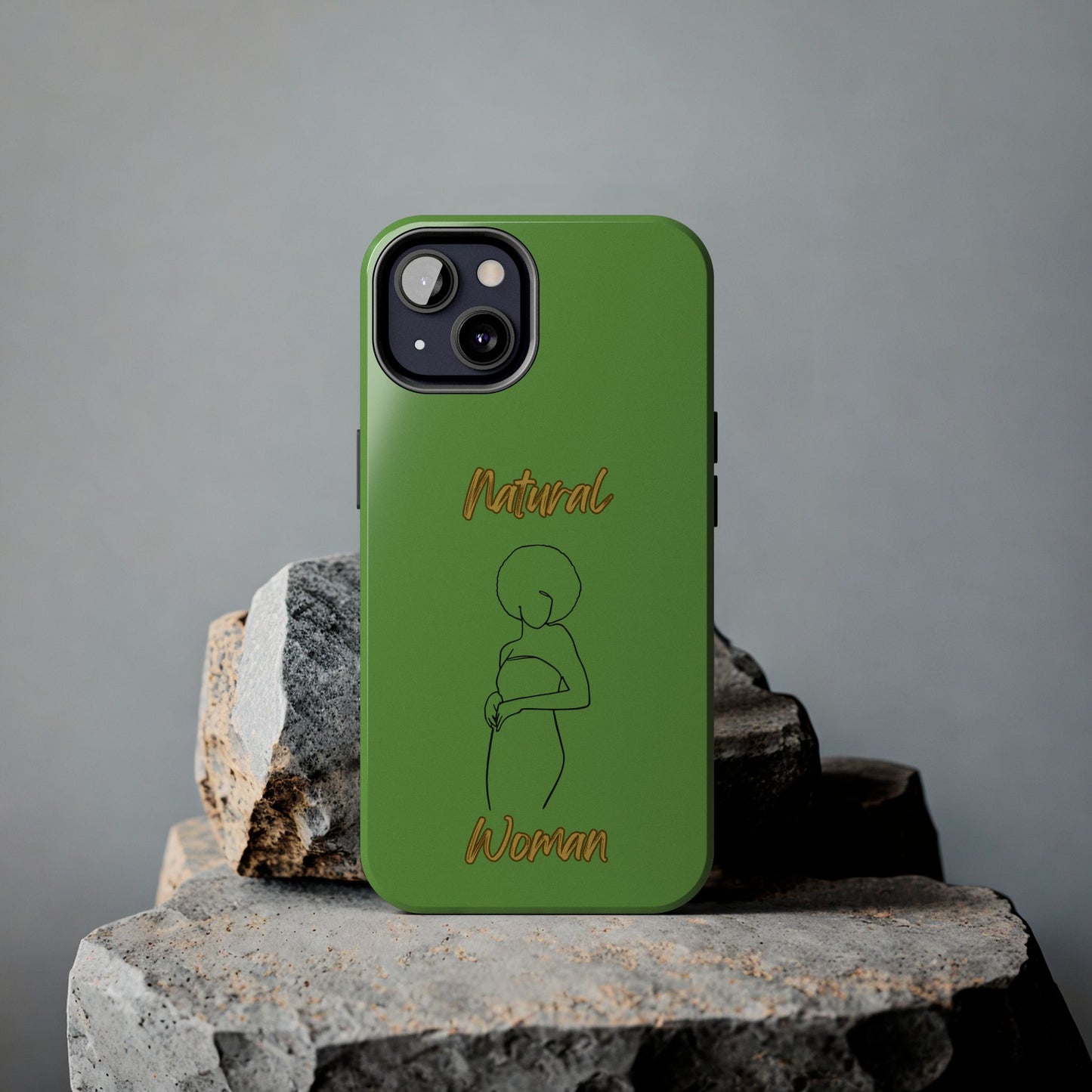 Natural Woman Sho Nuff (BL)Tough Phone Cases GREEN
