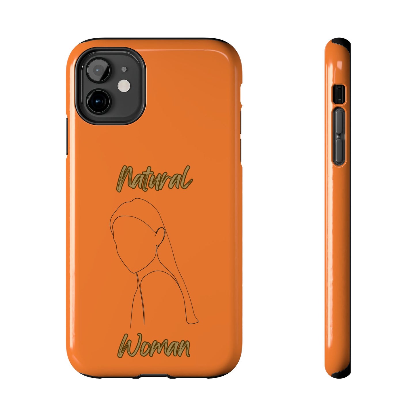 Natural Woman Tilted Look (BL) Tough Phone Cases CRUSTA