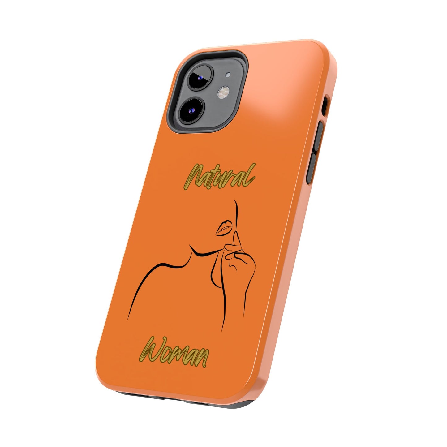 Natural Woman Chin Up (BL)Tough Phone Cases CUSTA