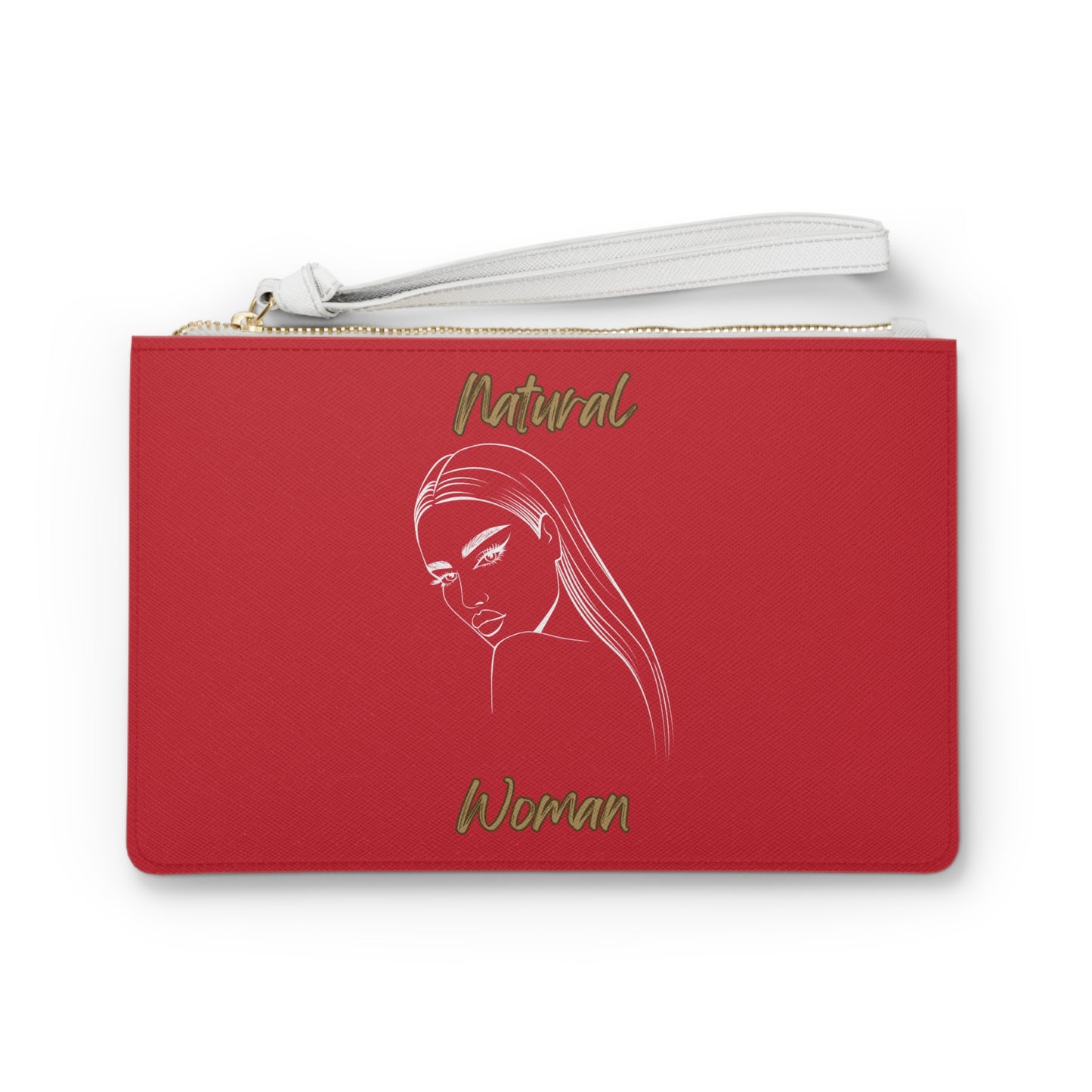 Natural Woman The Stare (WL) Clutch Bag DARK RED