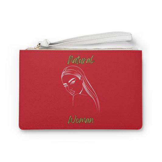 Natural Woman The Stare (WL) Clutch Bag DARK RED