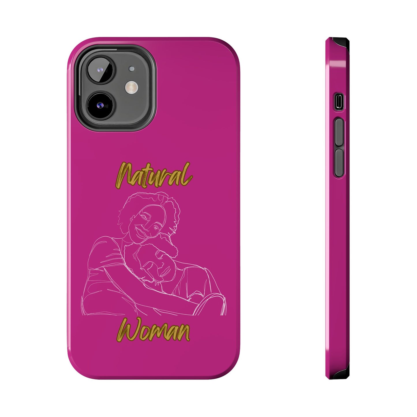 Natural Woman Loving Embrace (WL)Tough Phone Cases PINK