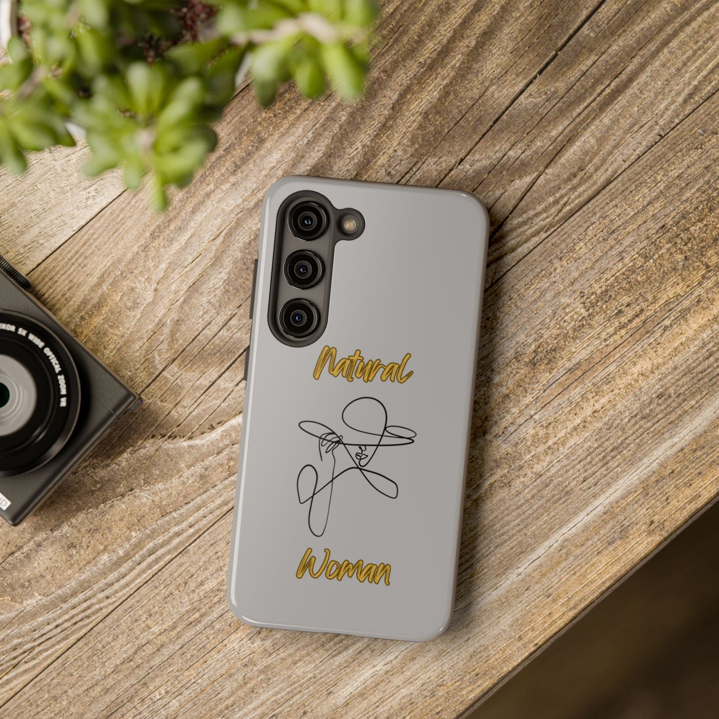 Natural Woman An Original (BL)Tough Phone Cases LIGHT GREY