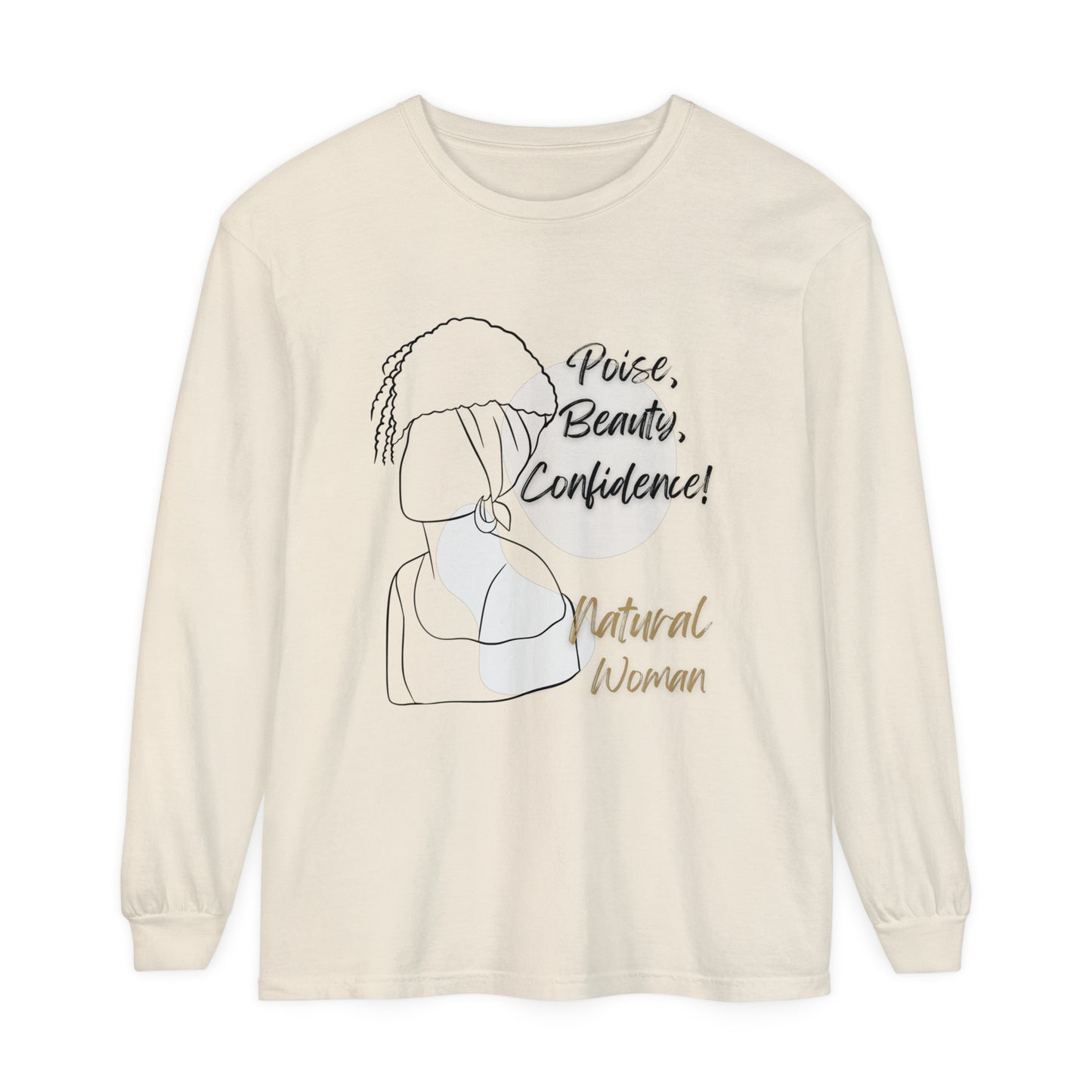 Natural Woman Puff (BL) Long Sleeve T-Shirt