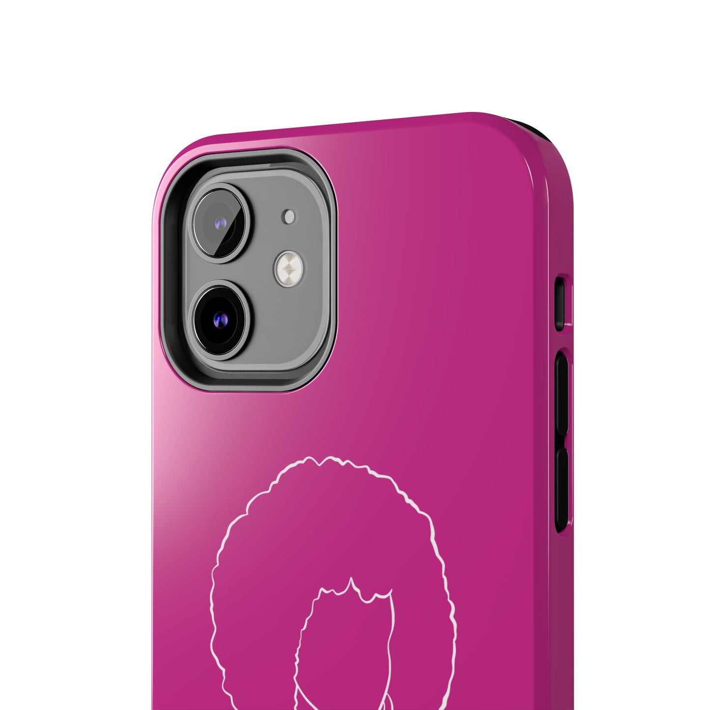 Natural Woman Afro (WL)Tough Phone Cases PINK