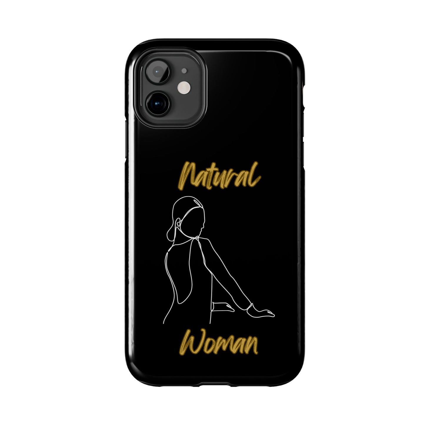 Natural Woman Hands Free (WL)Tough Phone Cases BLACK