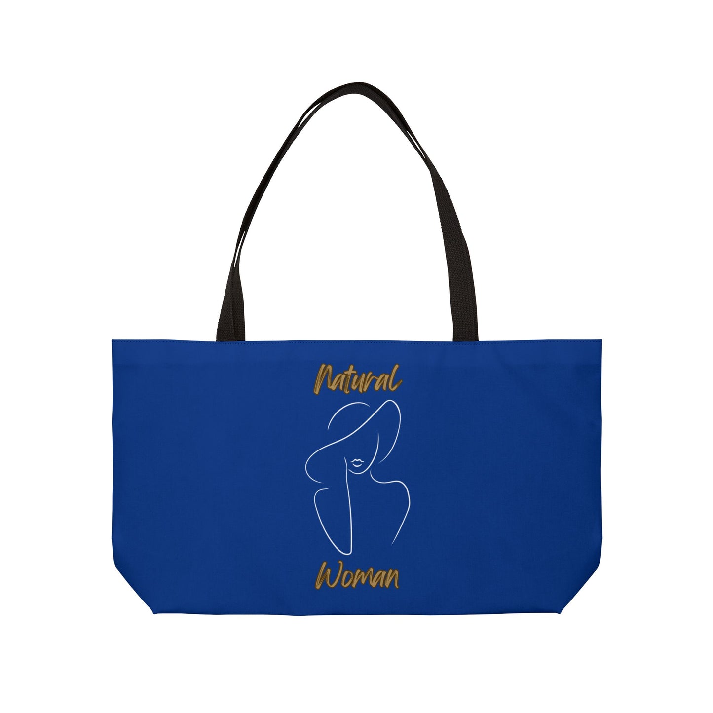 Natural Woman Sun Hat (WL) Weekender Tote Bag DARK BLUE
