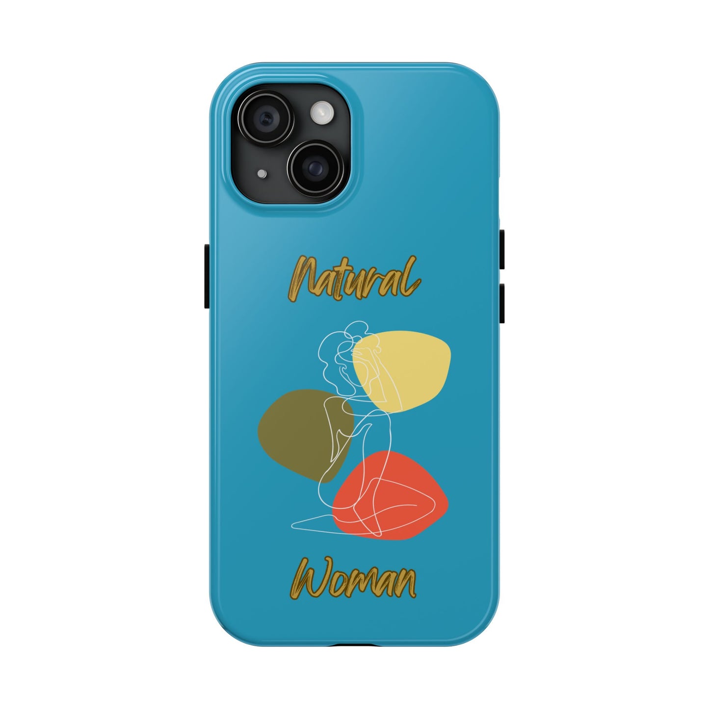 Natural Woman Colorful Pose (WL)Tough Phone Cases TURQUOISE