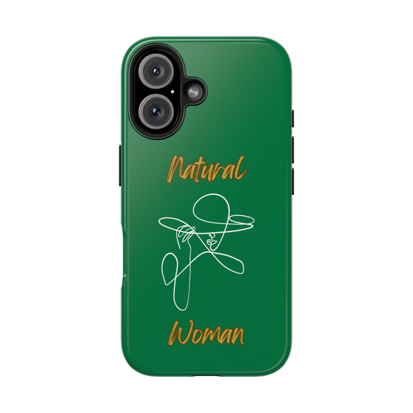 Natural Woman An Original (WL)Tough Phone Cases DARK GREEN