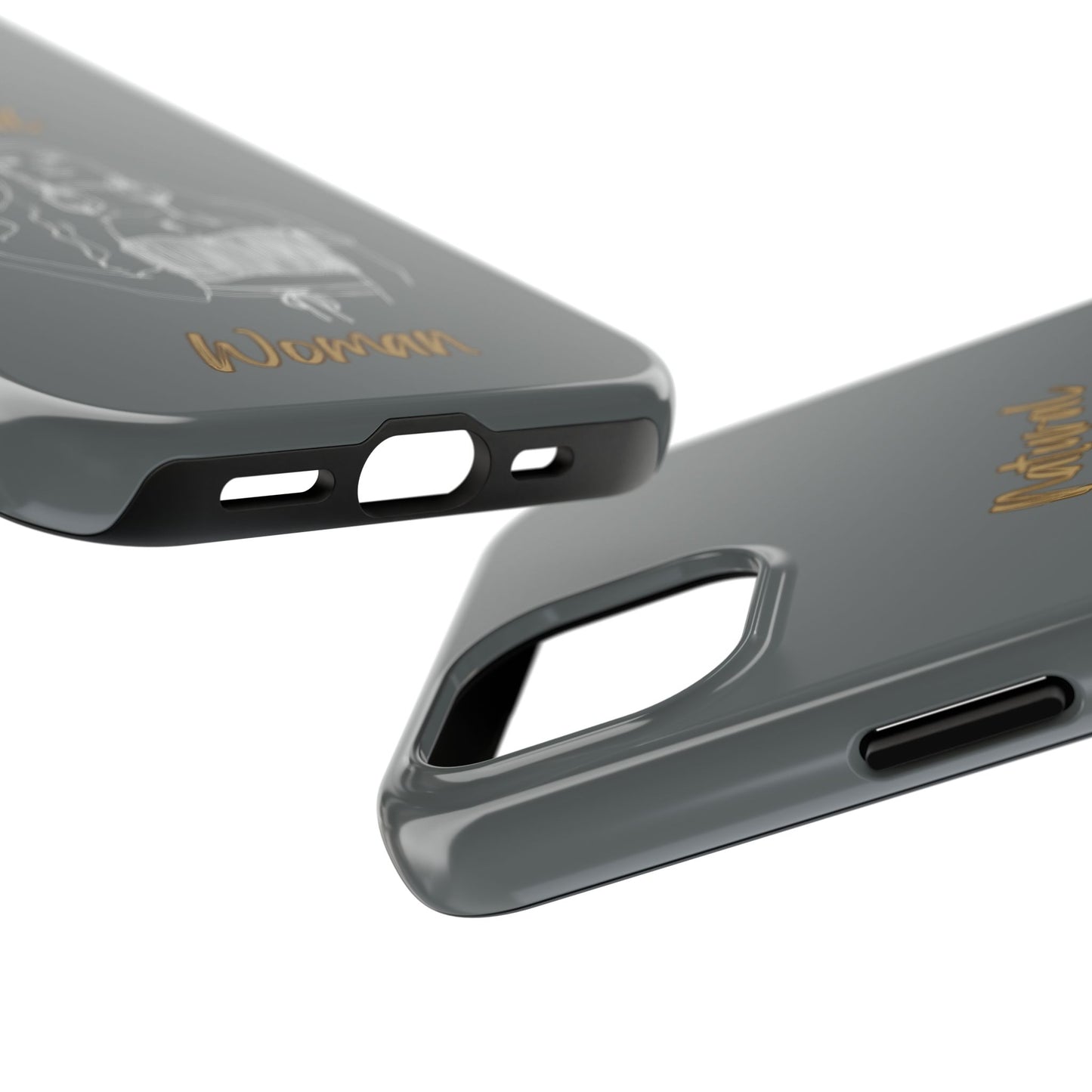 Natural Woman Thinking (WL)Tough Phone Cases DARK GREY