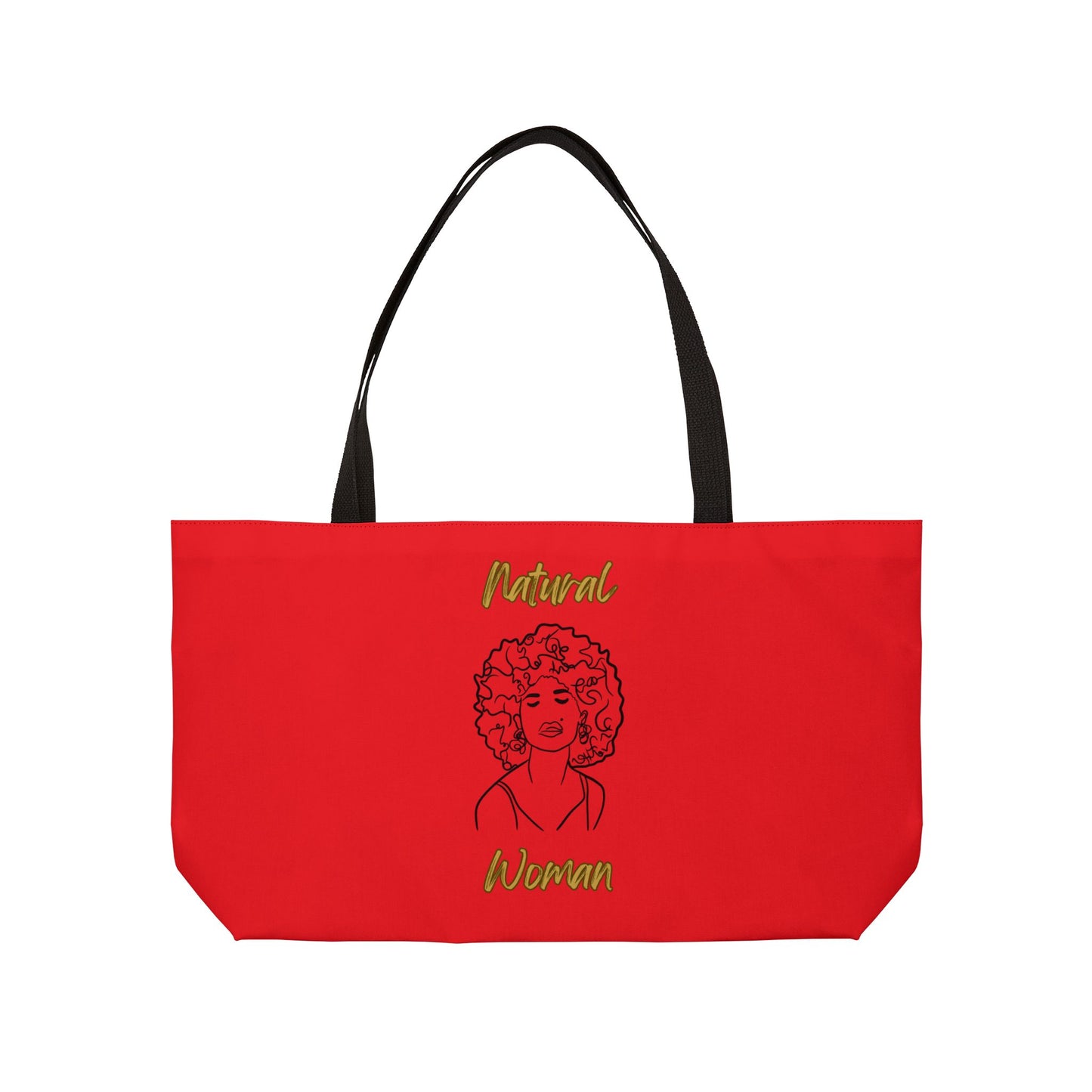 Natural Woman All About Me (BL) Weekender Tote Bag RED