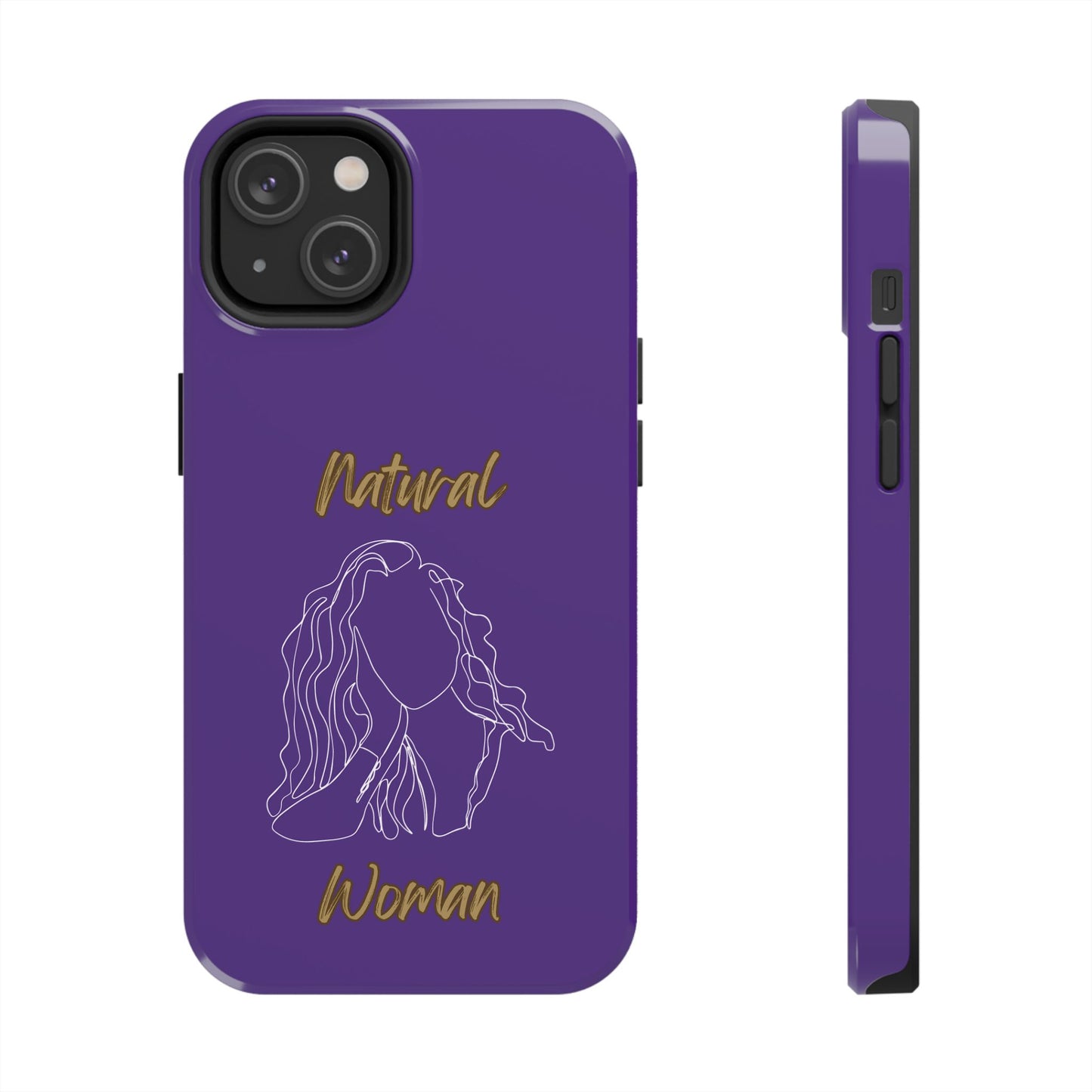 Natural Woman Relaxed (WL) Tough Phone Cases PURPLE