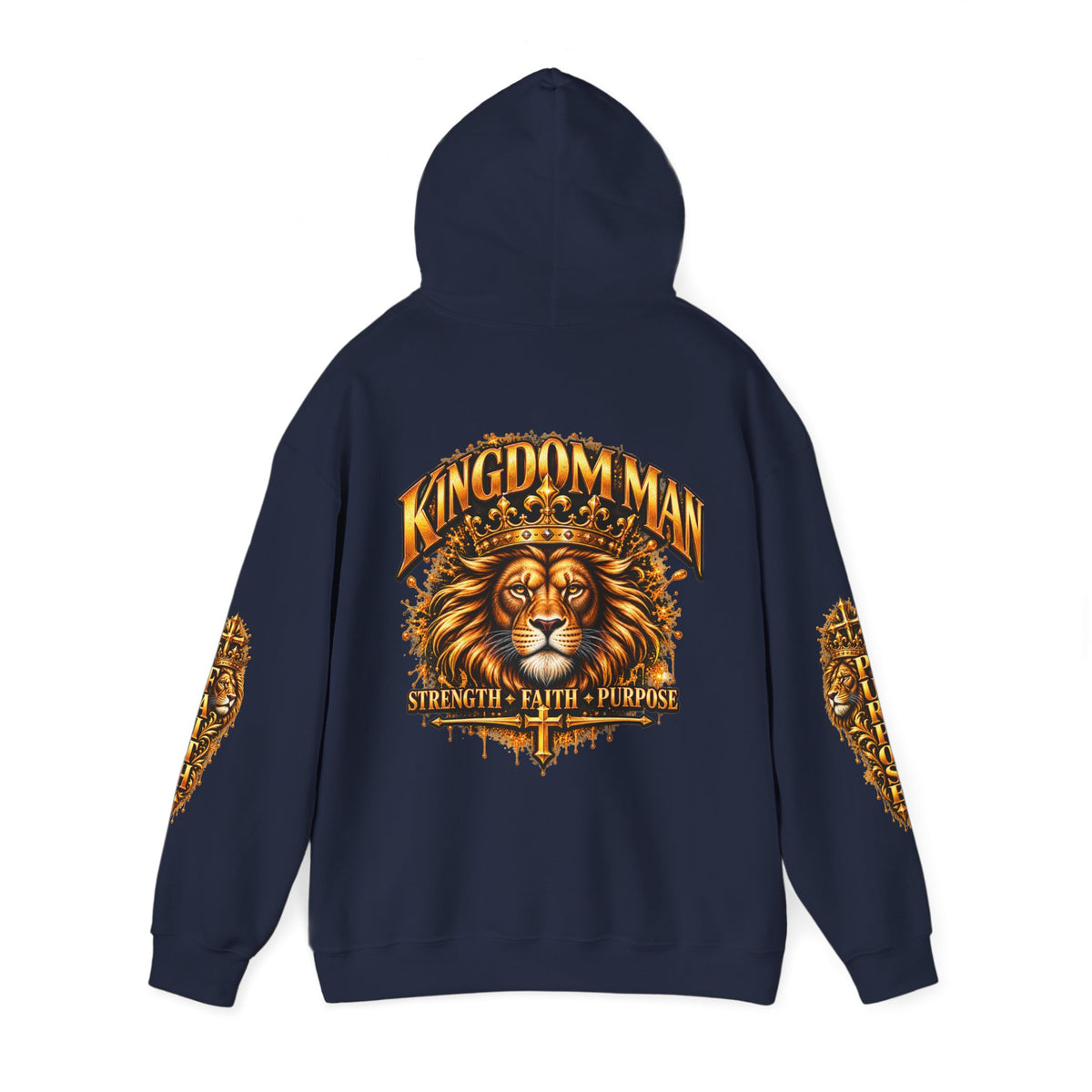 KINGDOM MAN™ Crowned Lion Hoodie