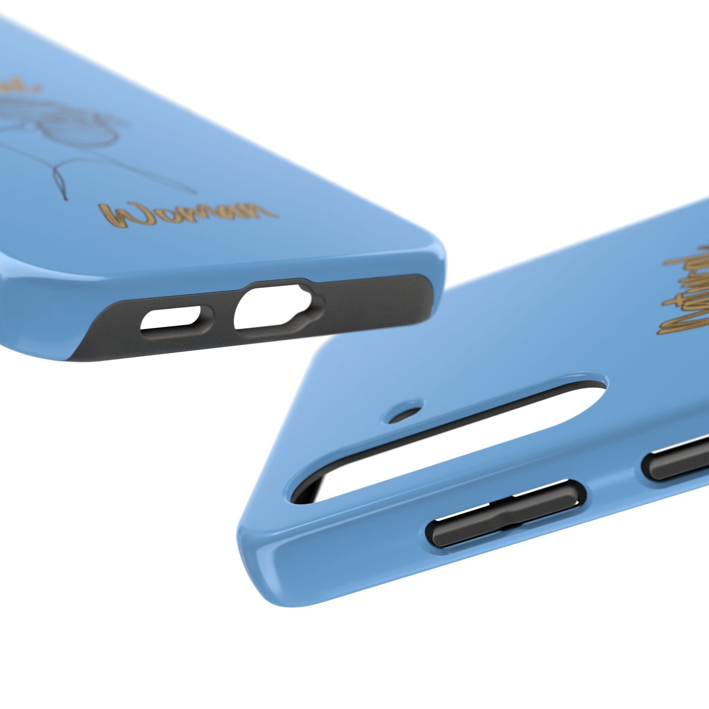 Natural Woman Wet Bun (BL) Tough Phone Cases LIGHT BLUE