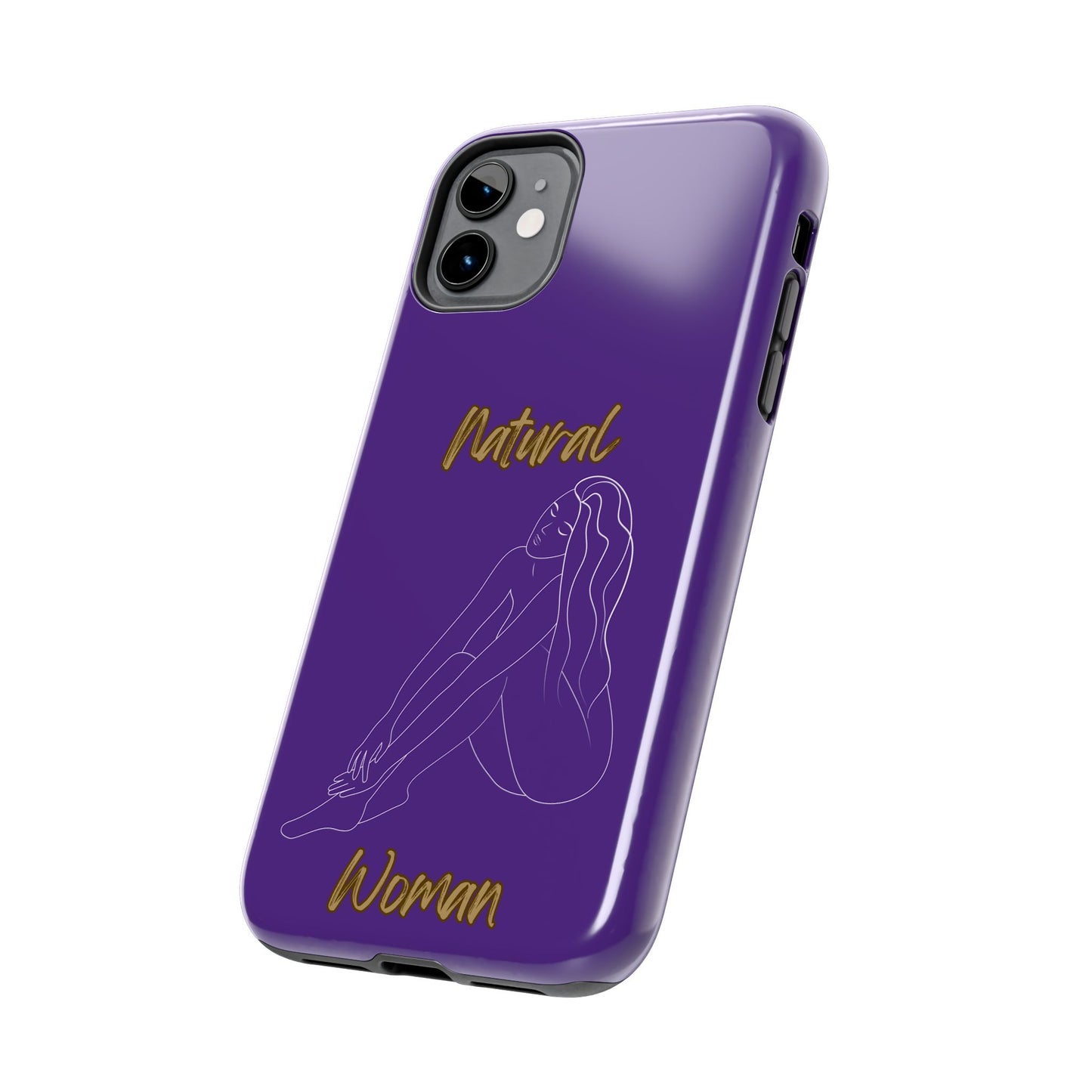 Natural Woman Beauty (WL) Tough Phone Cases PURPLE