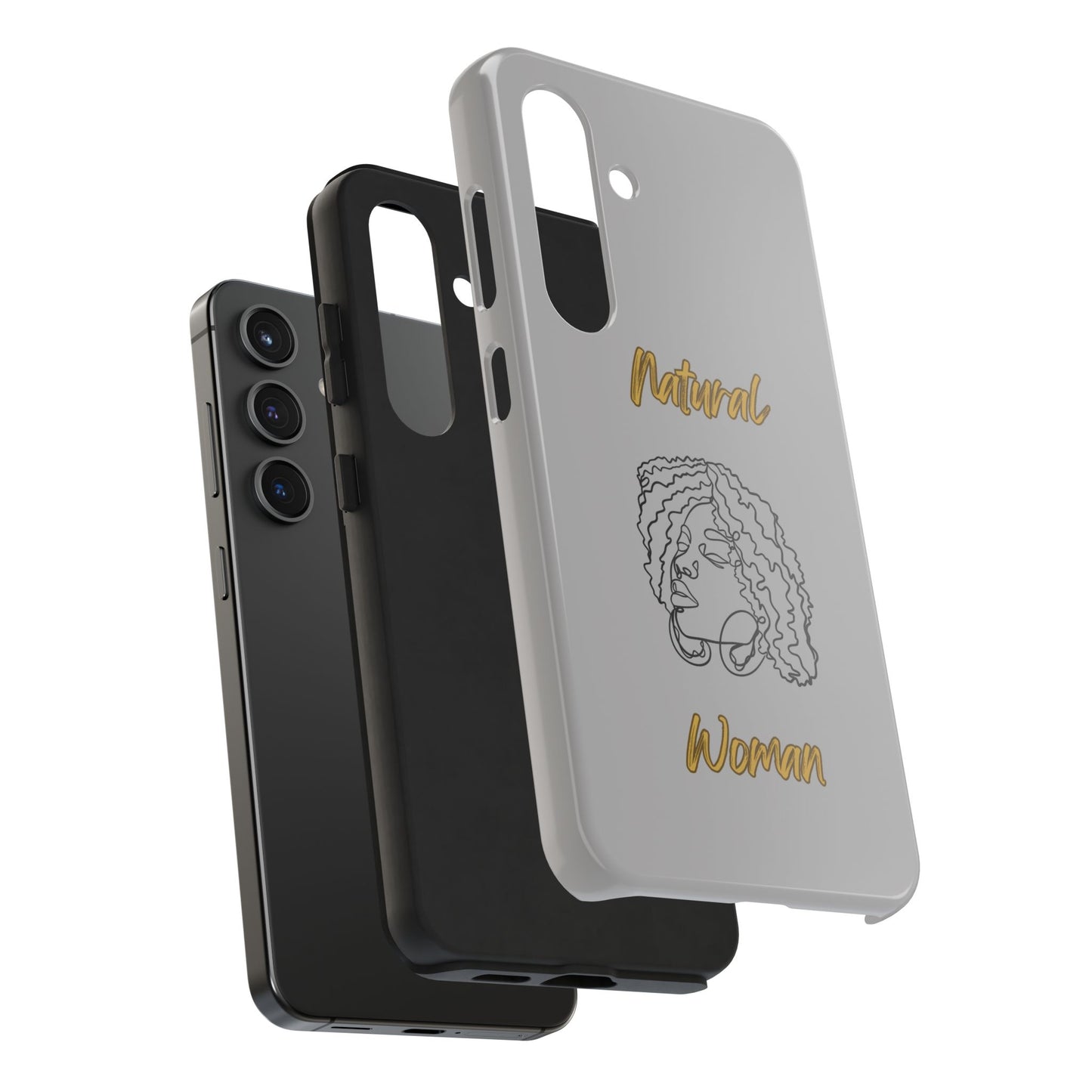 Natural Woman Naturally Me (BL)Tough Phone Cases LIGHT GREY