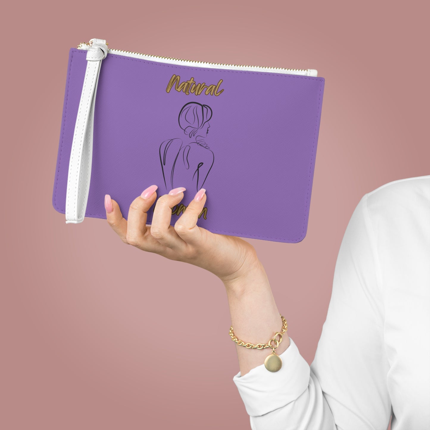 Natural Woman Back (BL) Clutch Bag LIGHT PURPLE