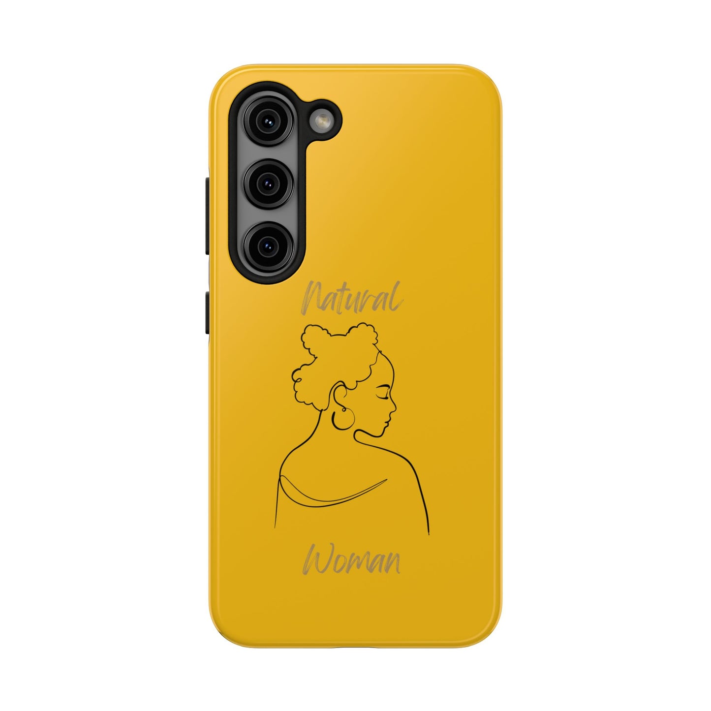 Natural Woman Twists (BL) Tough Phone Cases YELLOW