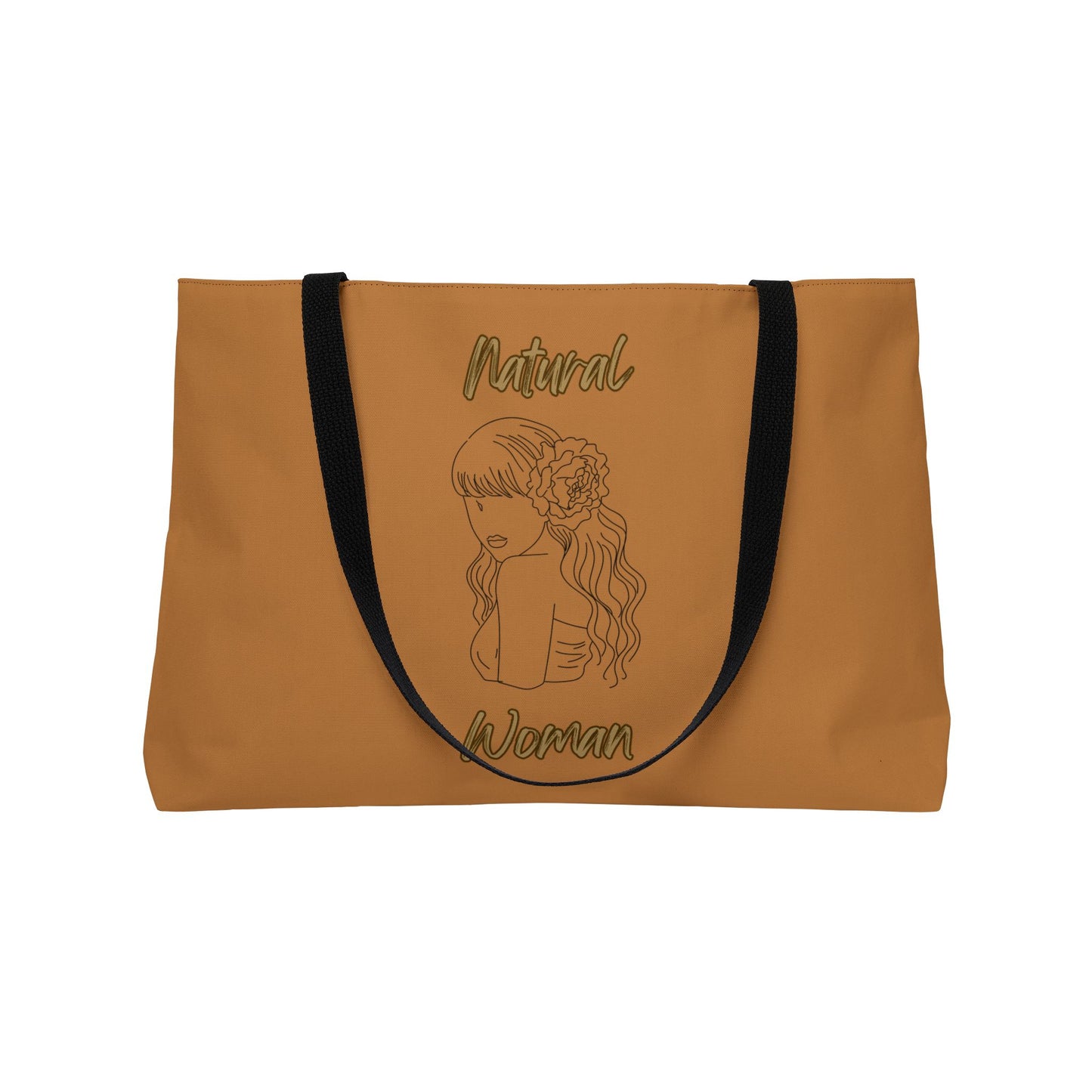 Natural Woman Newness (BL) Weekender Tote Bag LIGHT BROWN