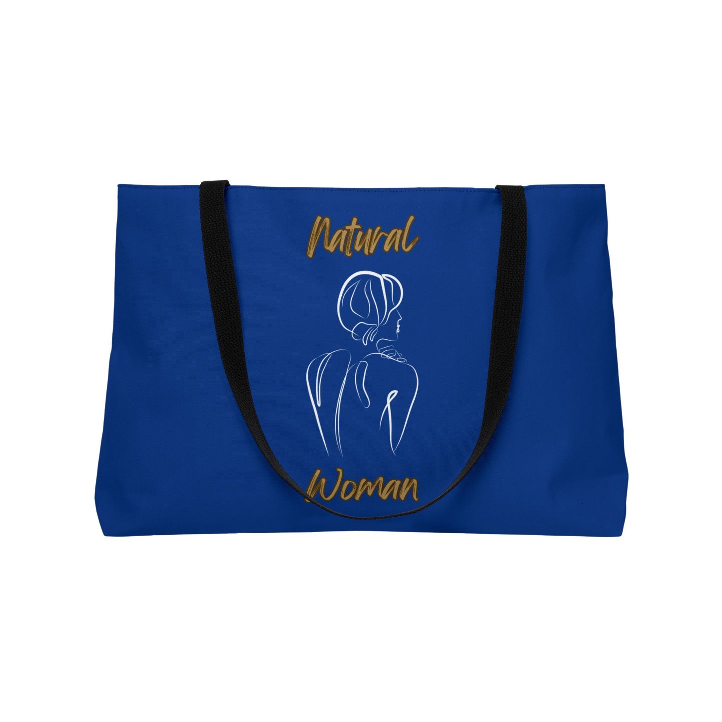 Natural Woman Back (WL) Weekender Tote Bag DARK BLUE