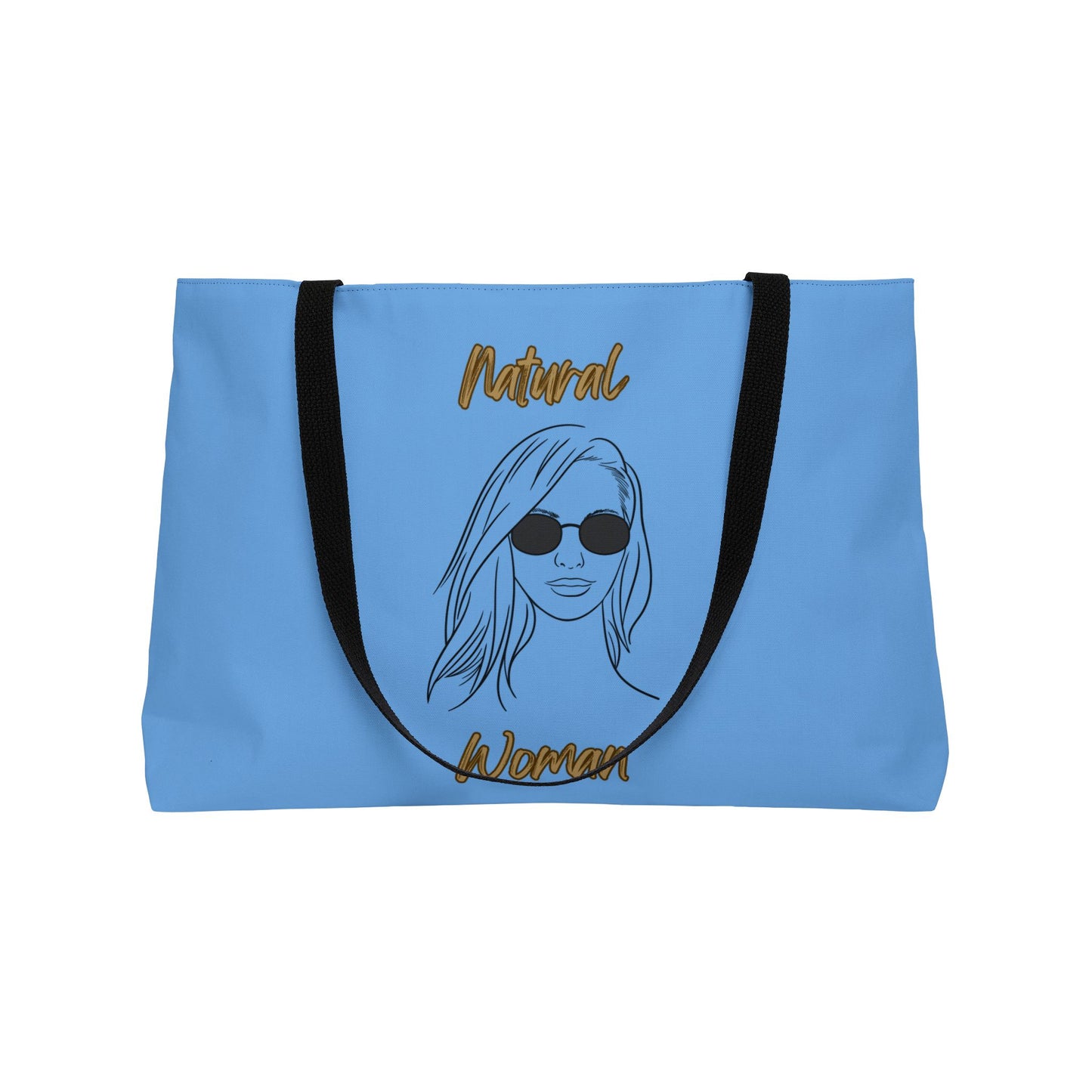 Natural Woman Shades (BL) Weekender Tote Bag LIGHT BLUE