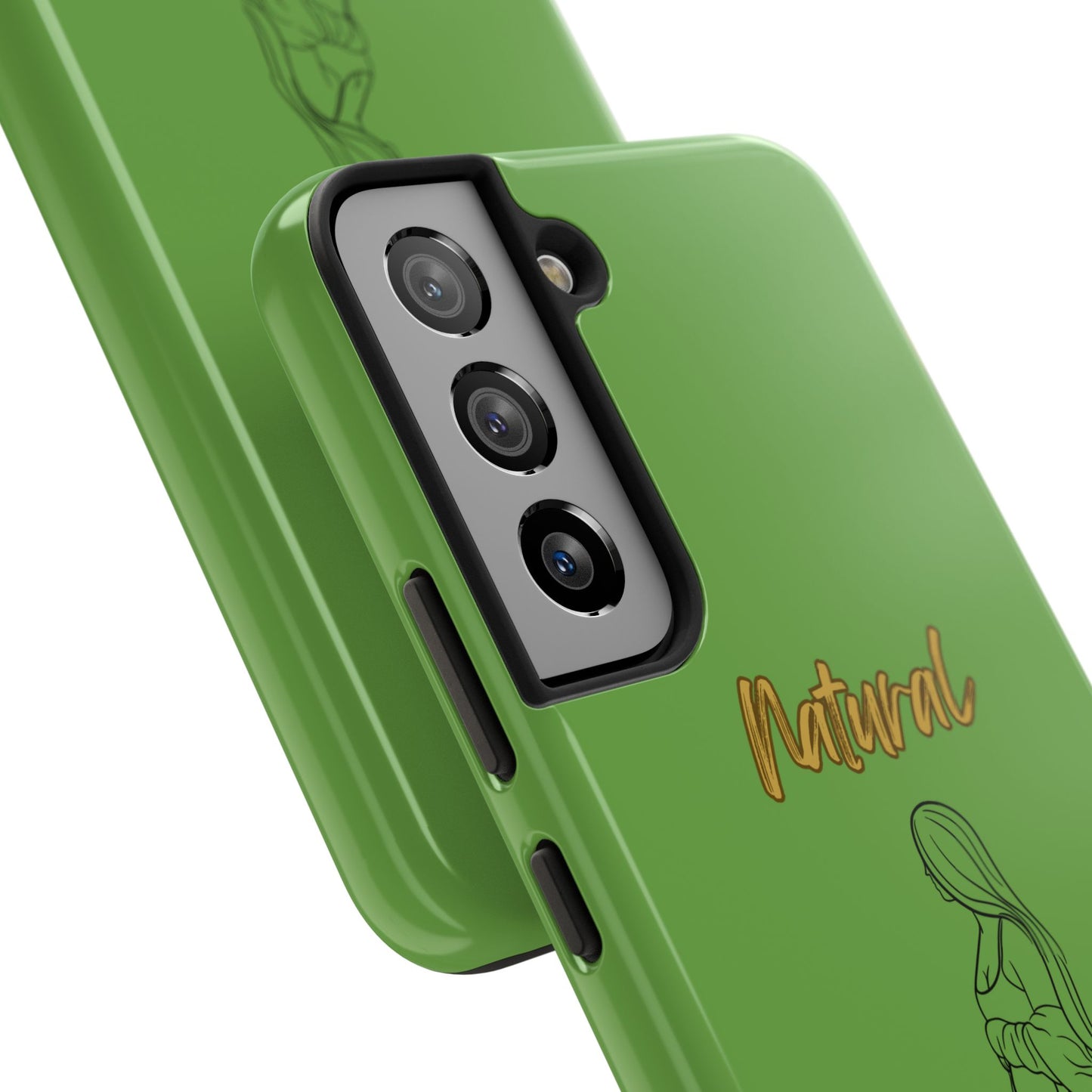 Natural Woman Expecting (BL)Tough Phone Cases GREEN