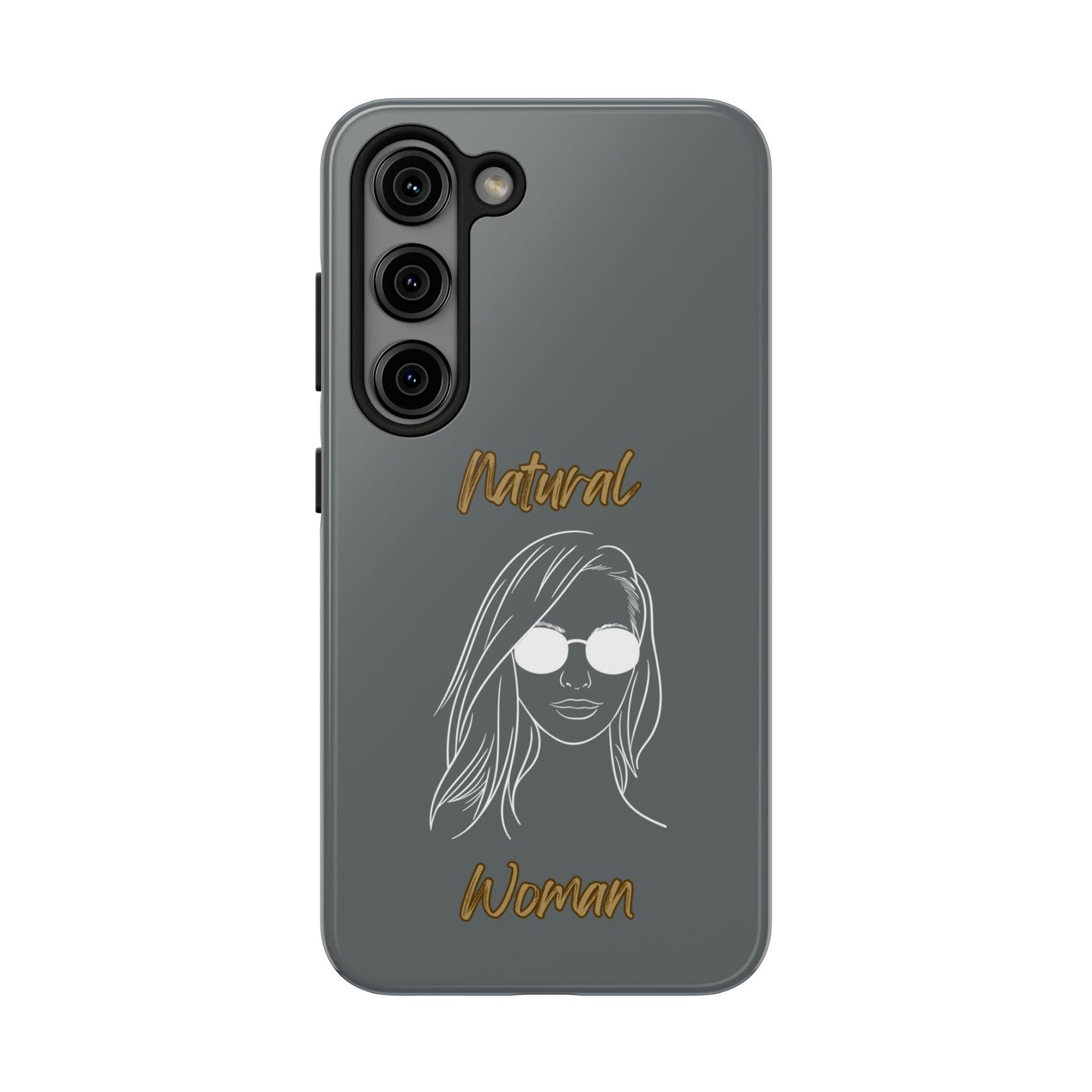 Natural Woman Shades (WL)Tough Phone Cases DARK GREY